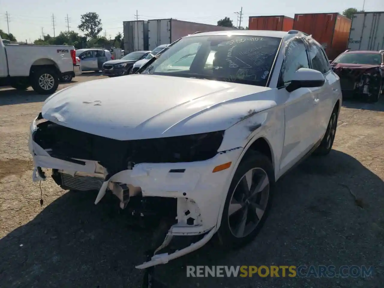 2 Photograph of a damaged car WA1ANAFY3L2107023 AUDI Q5 2020