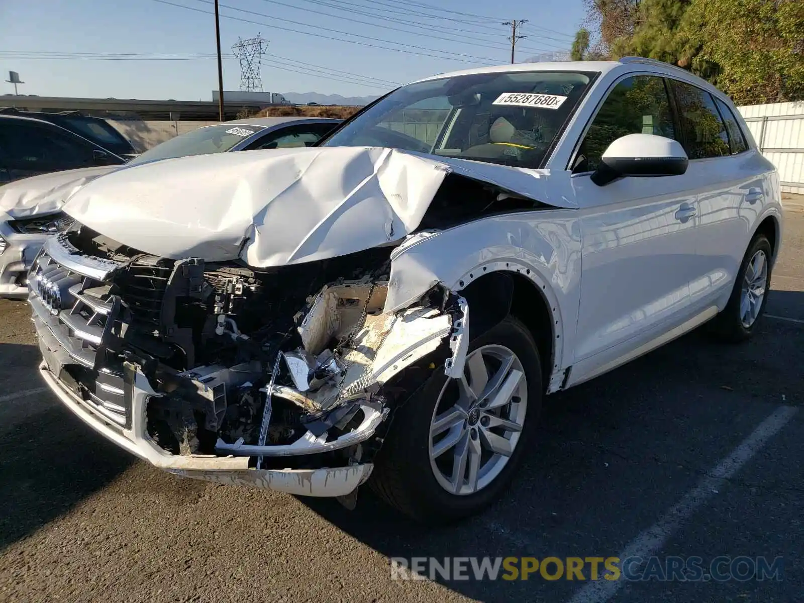 2 Photograph of a damaged car WA1ANAFY4L2033062 AUDI Q5 2020