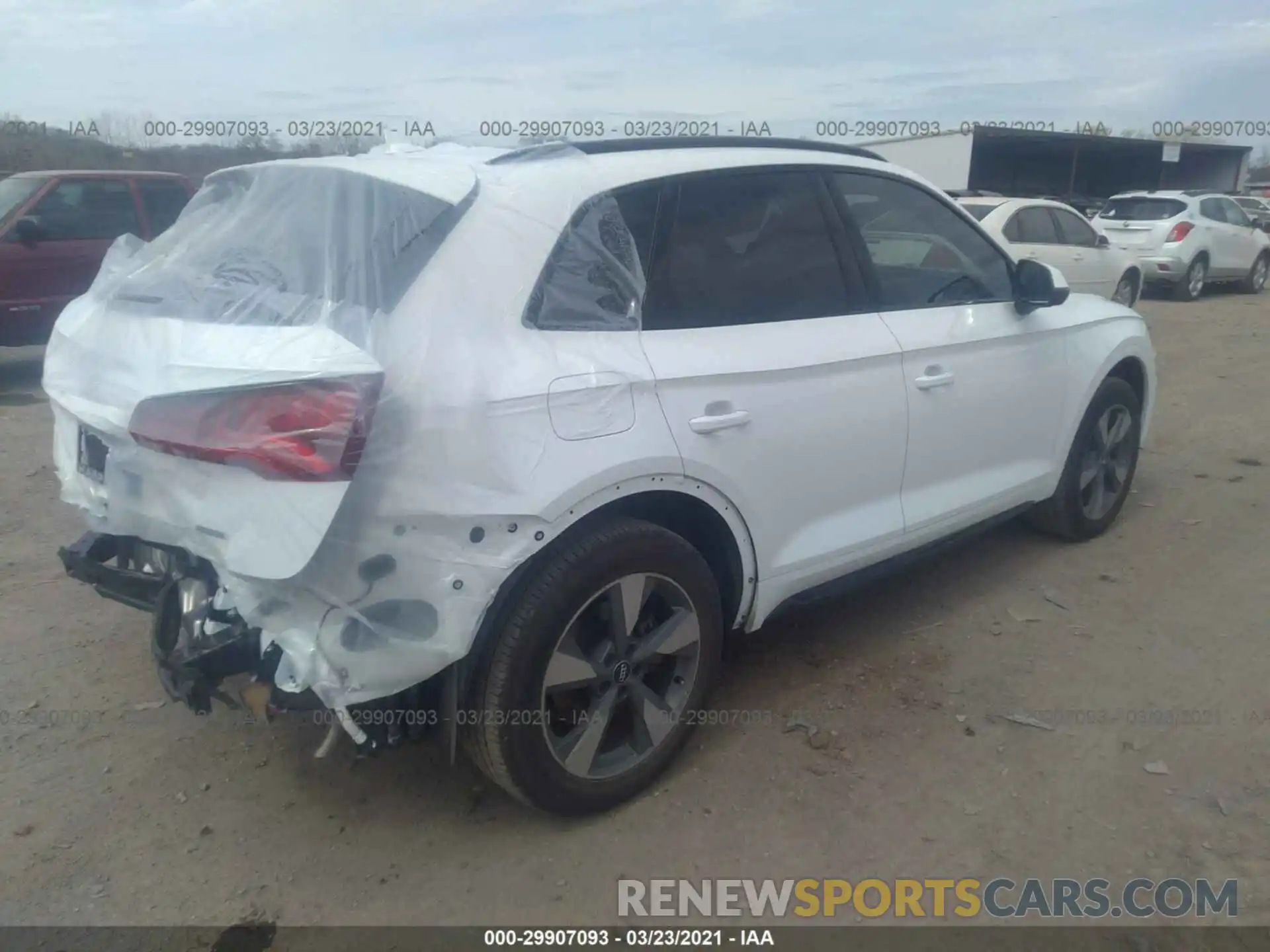 4 Фотография поврежденного автомобиля WA1ANAFY4L2107449 AUDI Q5 2020