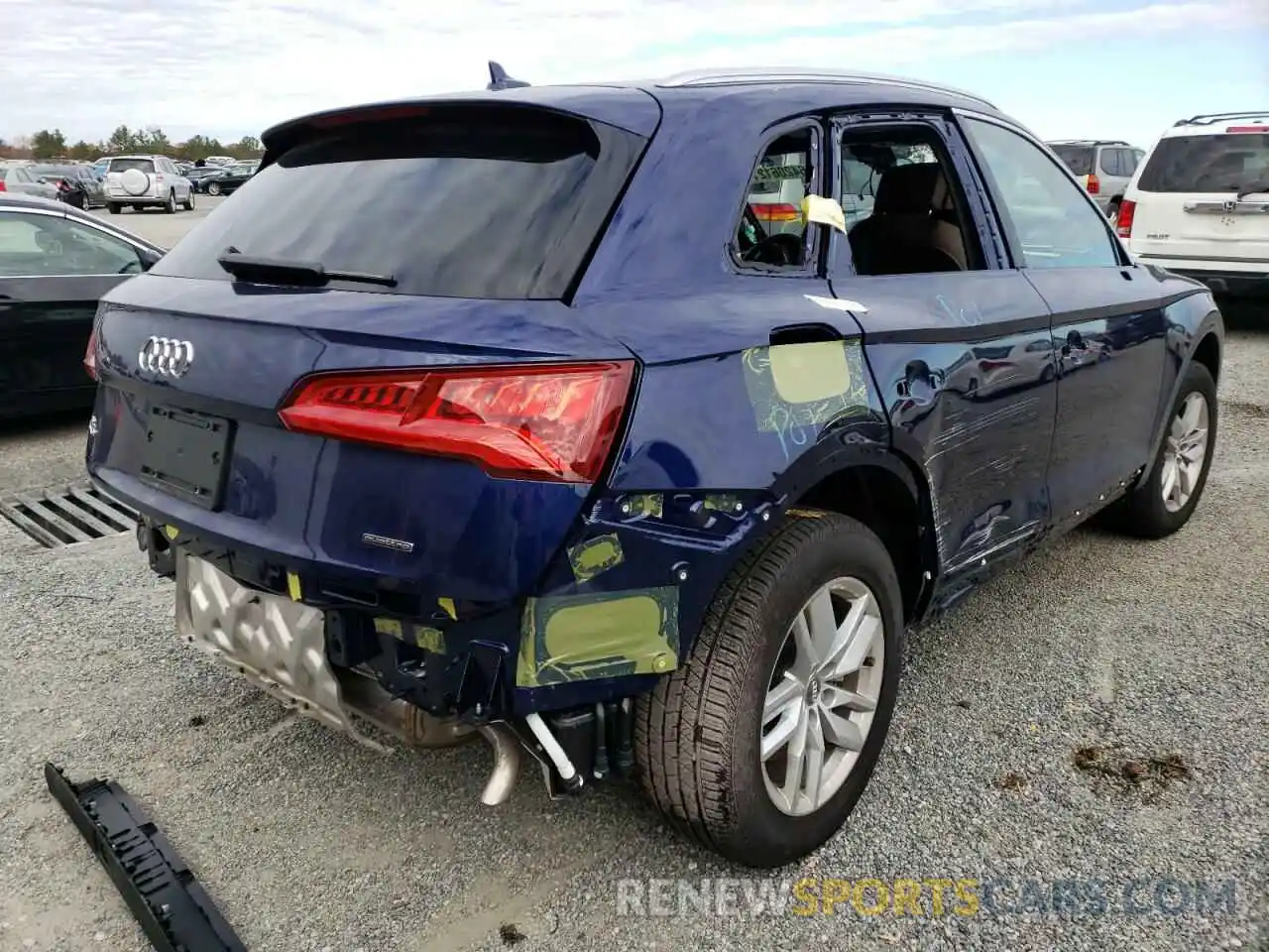 4 Фотография поврежденного автомобиля WA1ANAFY4L2116183 AUDI Q5 2020