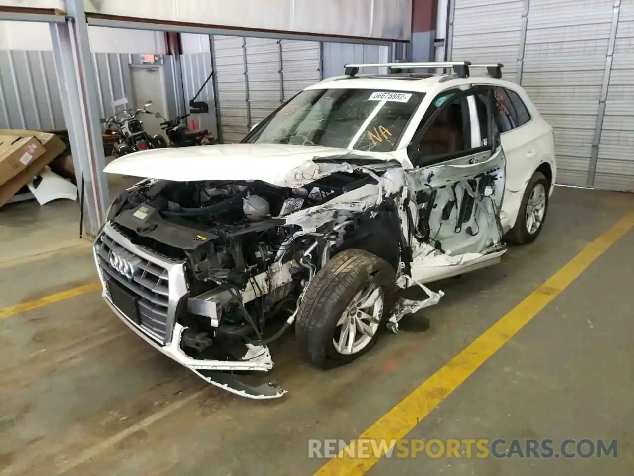 2 Фотография поврежденного автомобиля WA1ANAFY5L2024239 AUDI Q5 2020