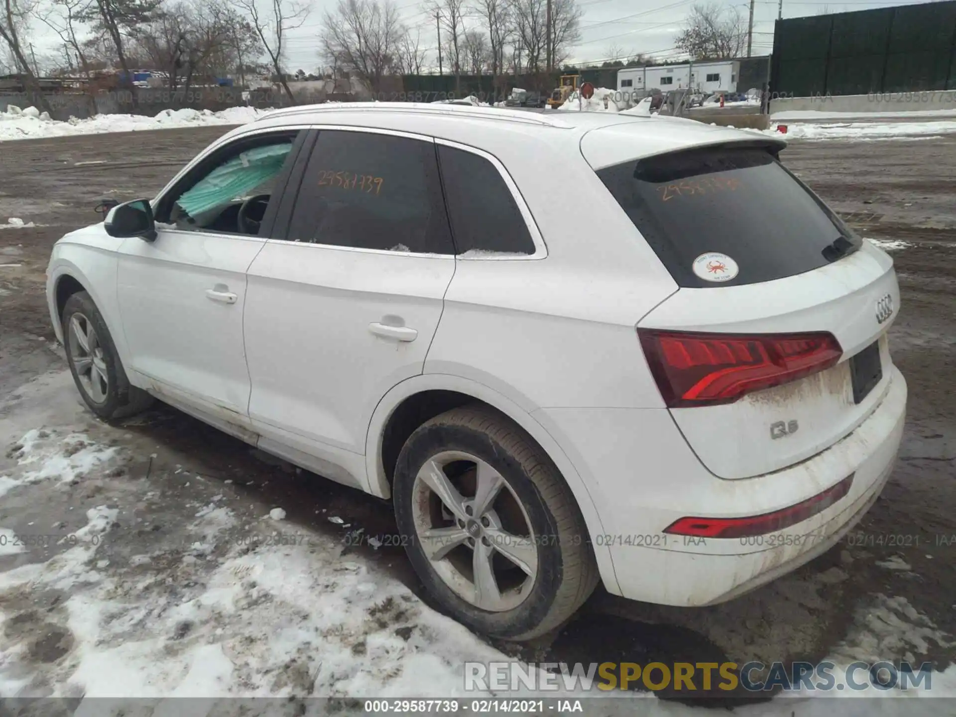 3 Фотография поврежденного автомобиля WA1ANAFY5L2039193 AUDI Q5 2020