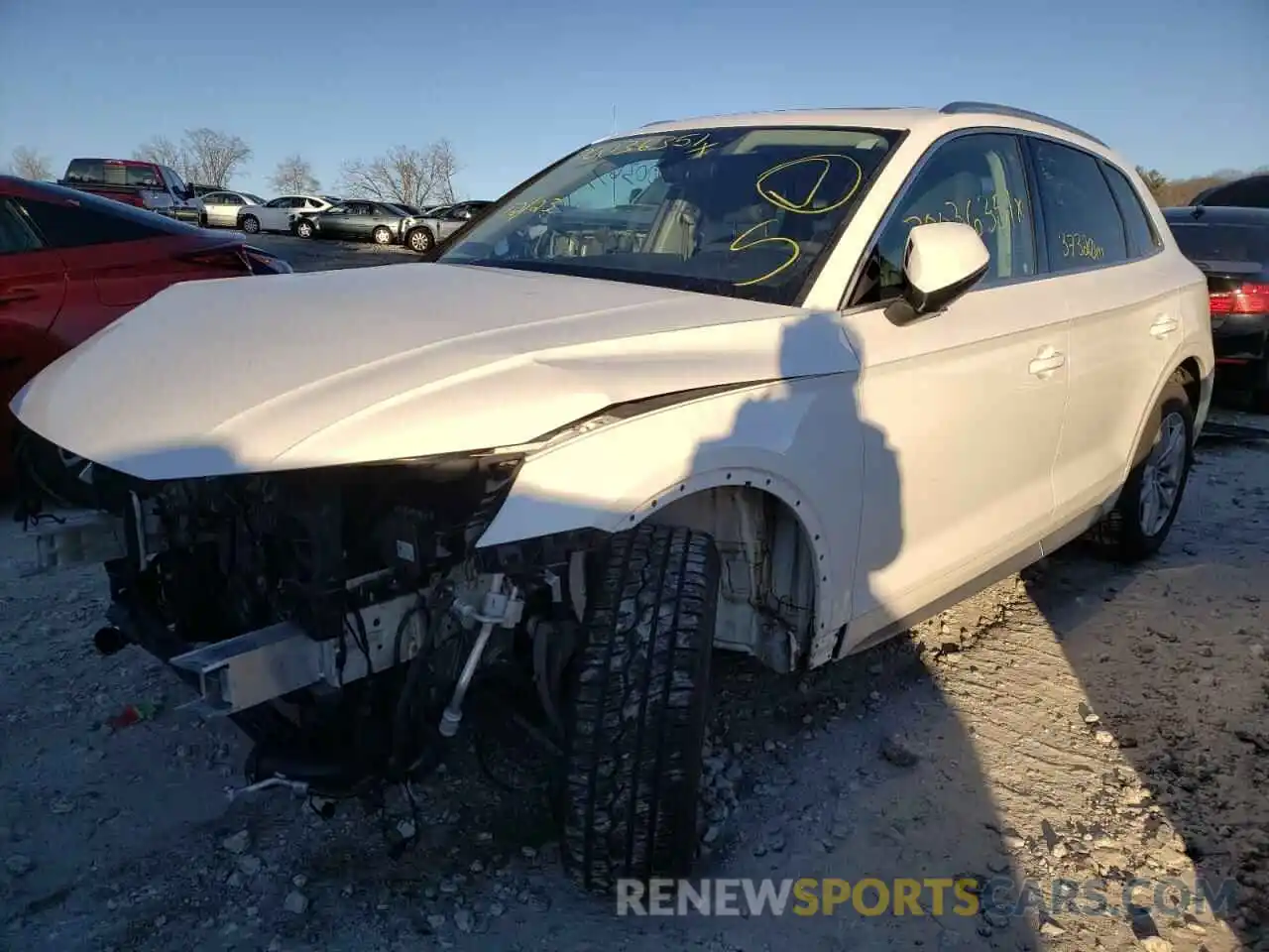 2 Photograph of a damaged car WA1ANAFY5L2041655 AUDI Q5 2020