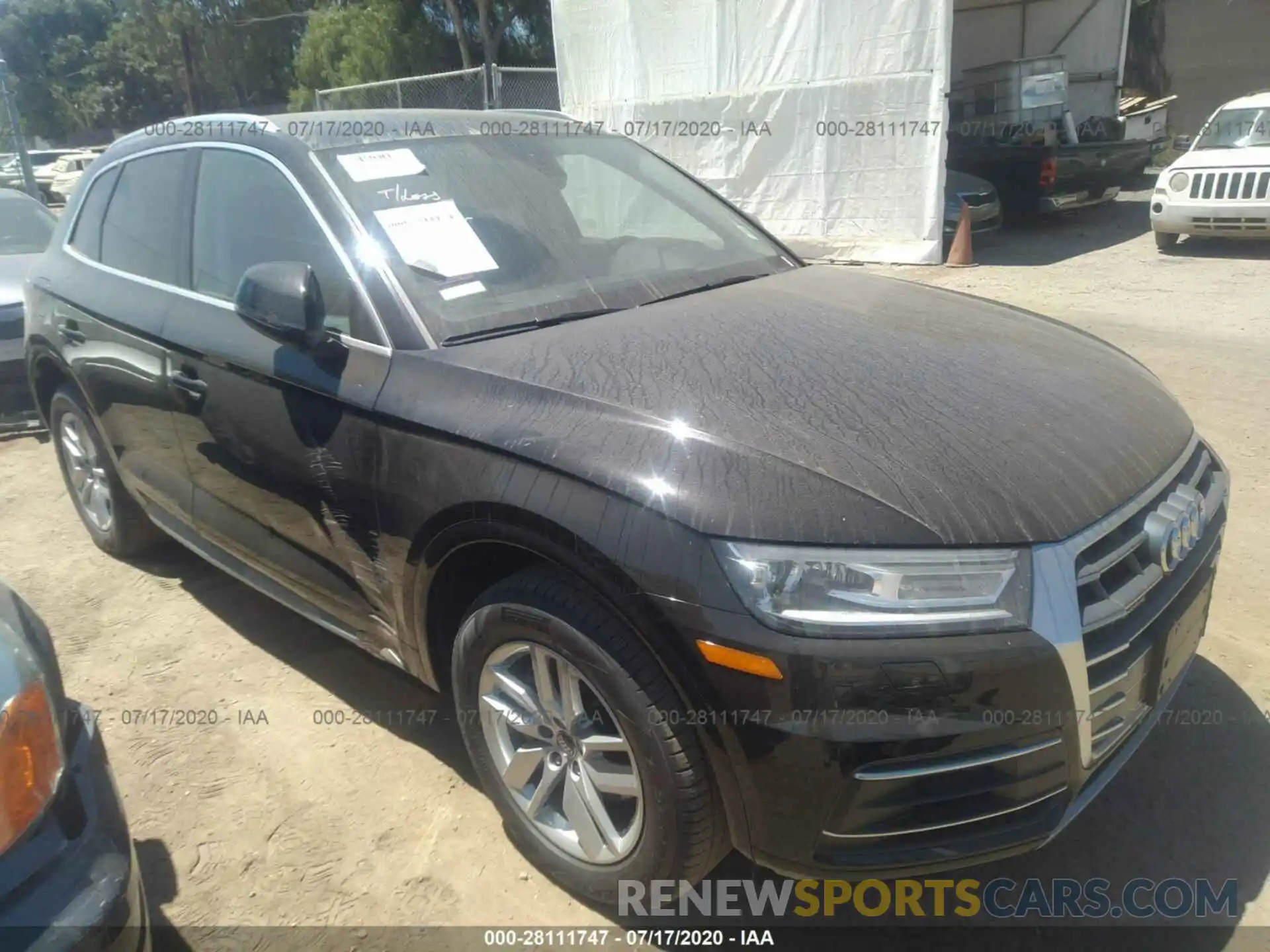 1 Photograph of a damaged car WA1ANAFY5L2043745 AUDI Q5 2020