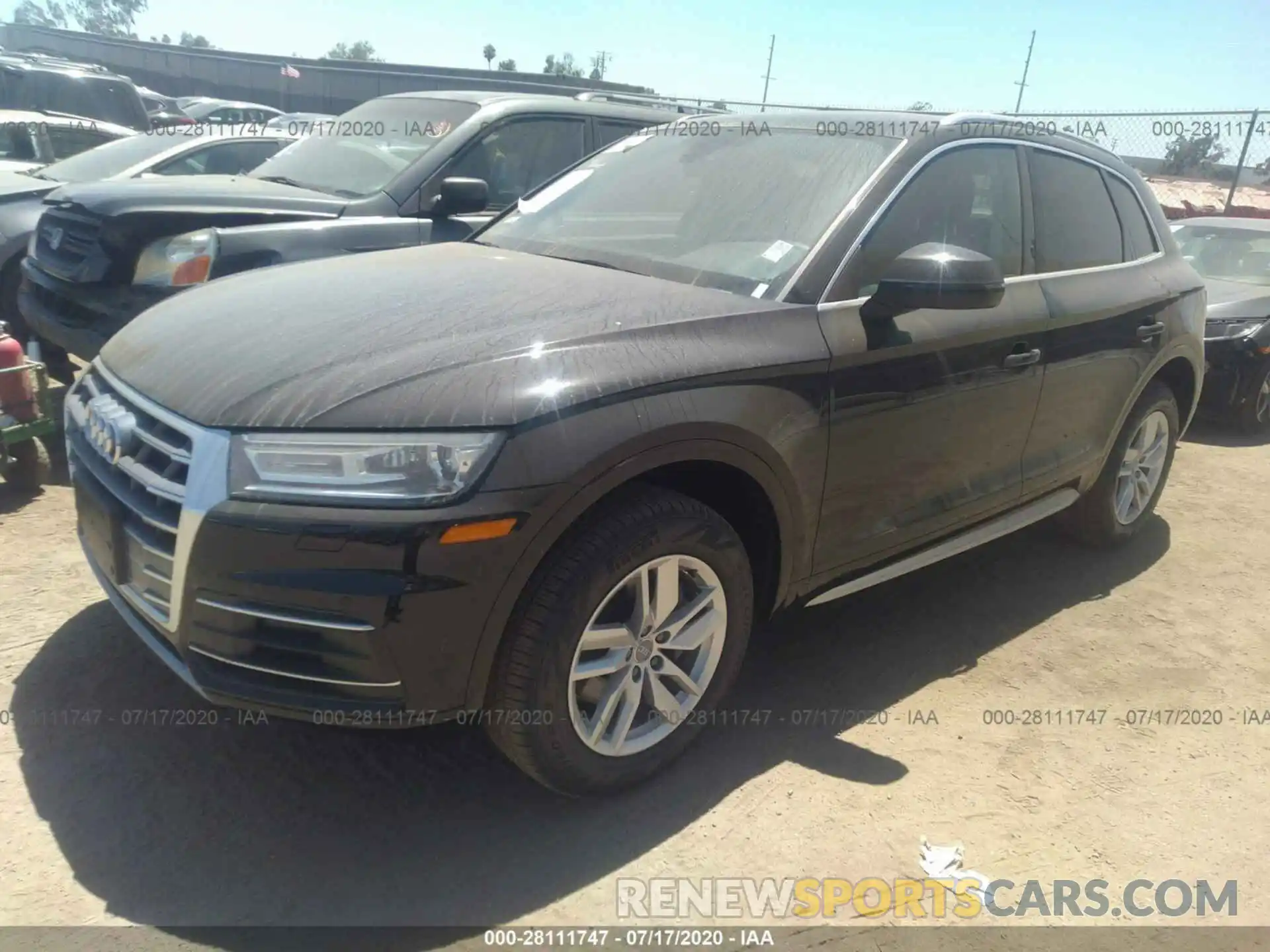 2 Фотография поврежденного автомобиля WA1ANAFY5L2043745 AUDI Q5 2020