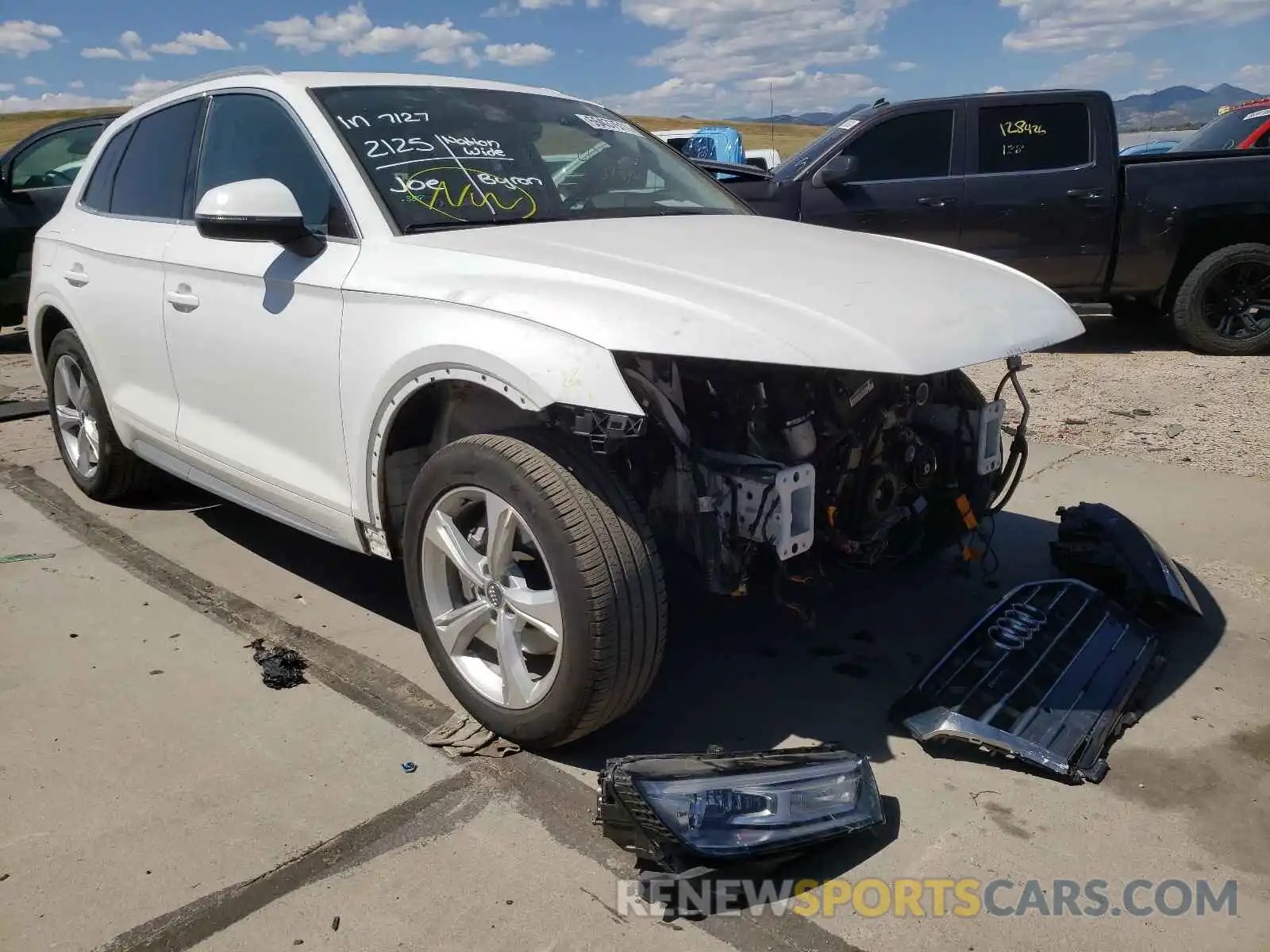 1 Photograph of a damaged car WA1ANAFY5L2044524 AUDI Q5 2020