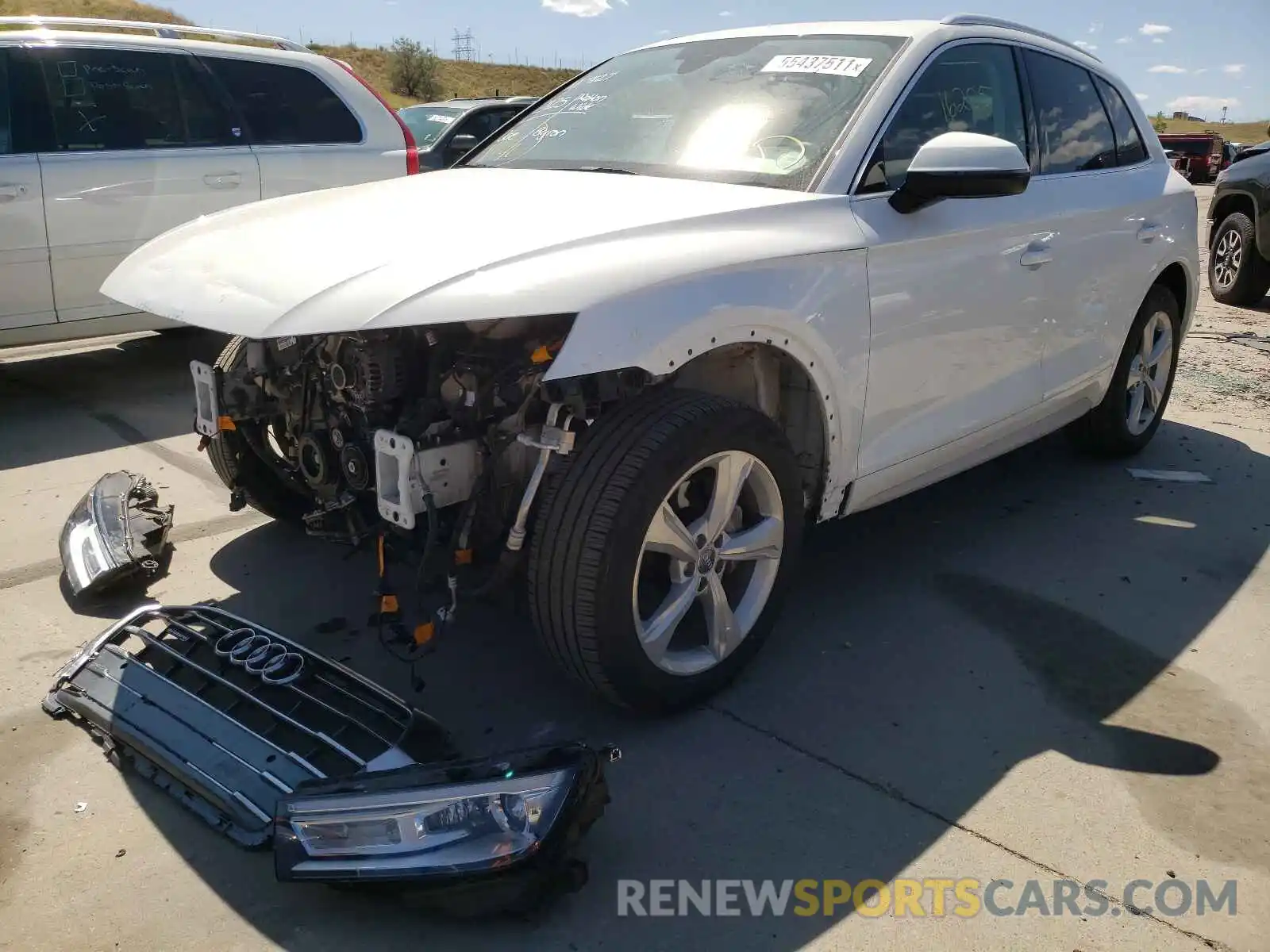 2 Photograph of a damaged car WA1ANAFY5L2044524 AUDI Q5 2020