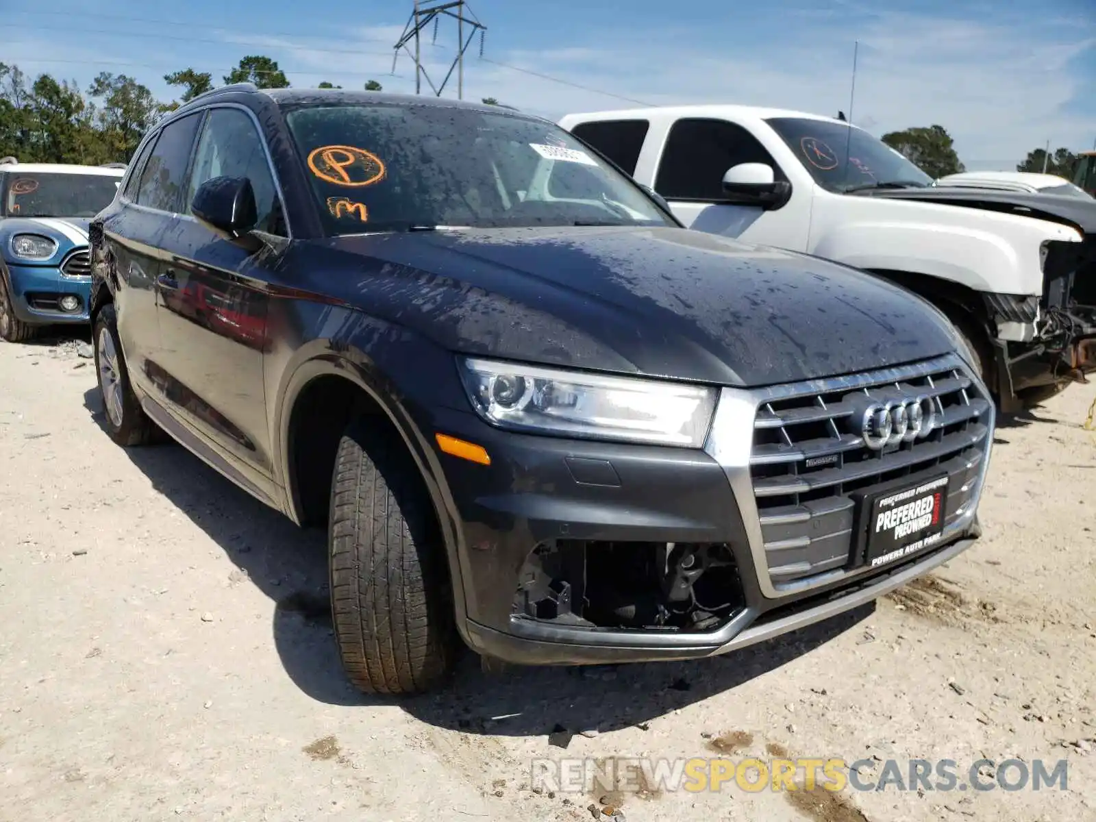 1 Photograph of a damaged car WA1ANAFY5L2060996 AUDI Q5 2020