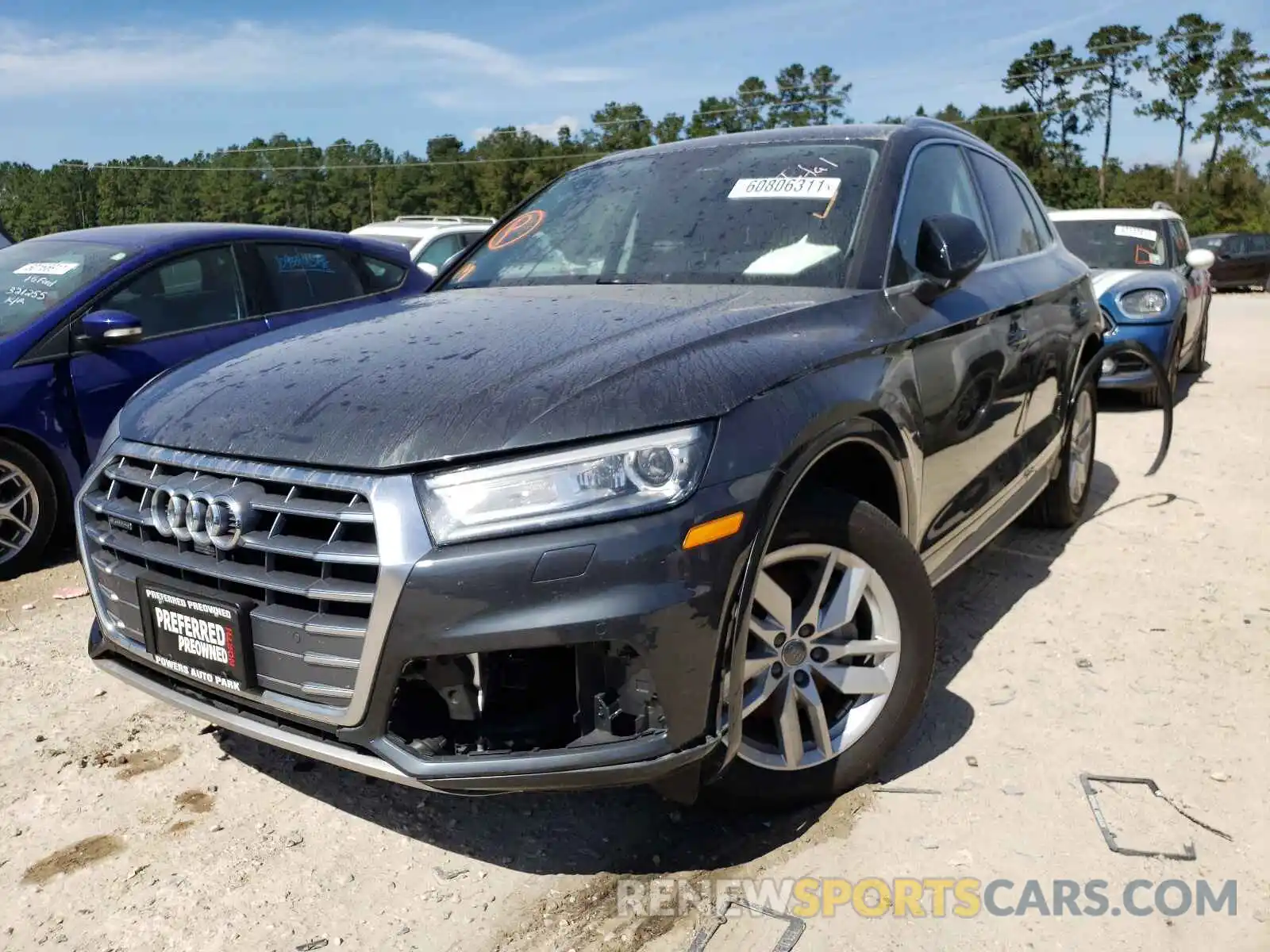 2 Photograph of a damaged car WA1ANAFY5L2060996 AUDI Q5 2020