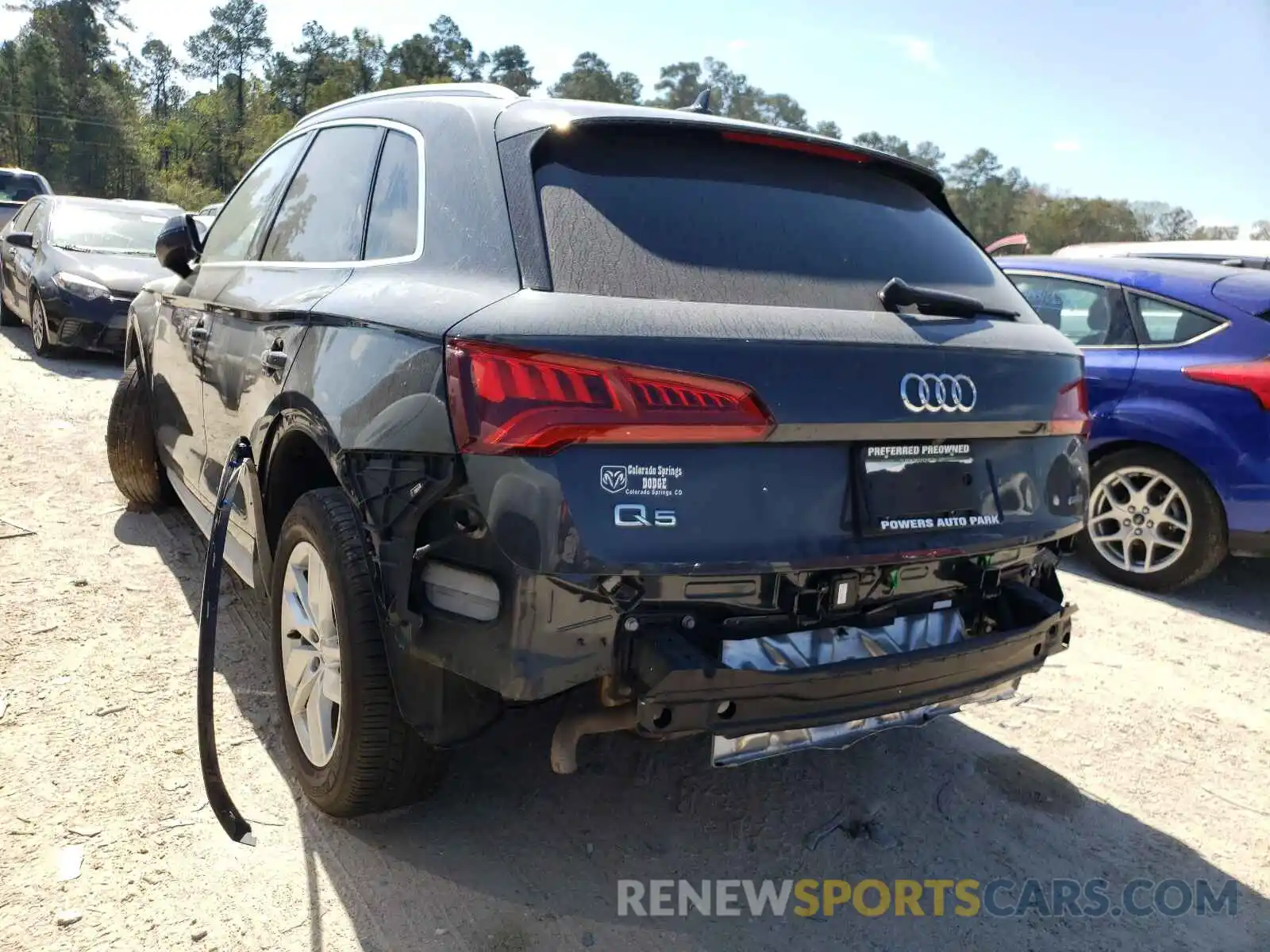 3 Photograph of a damaged car WA1ANAFY5L2060996 AUDI Q5 2020