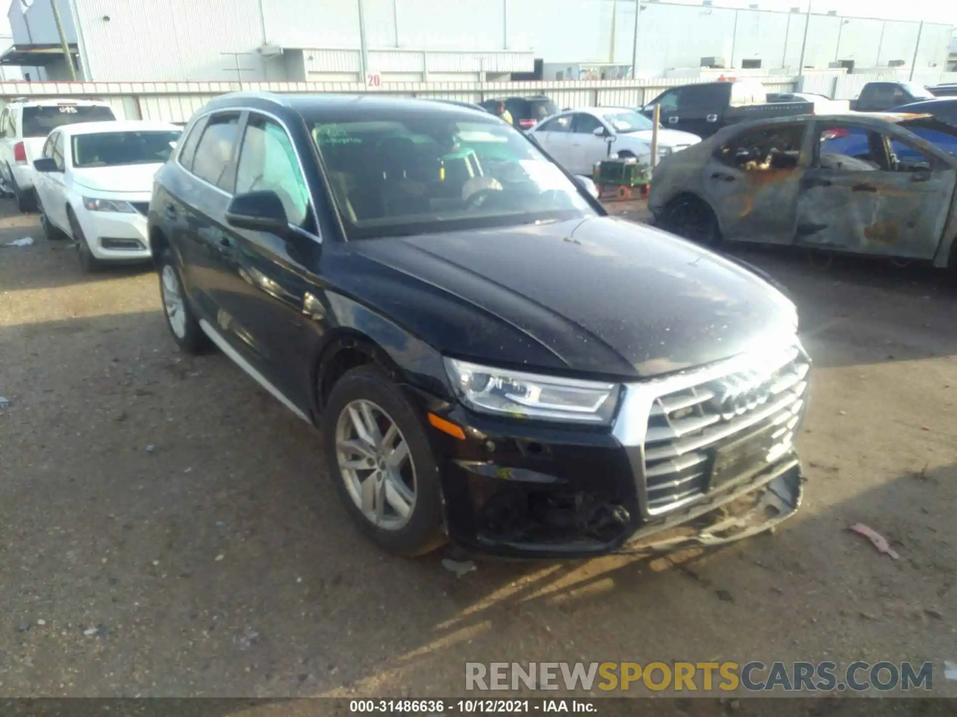 1 Фотография поврежденного автомобиля WA1ANAFY5L2061887 AUDI Q5 2020