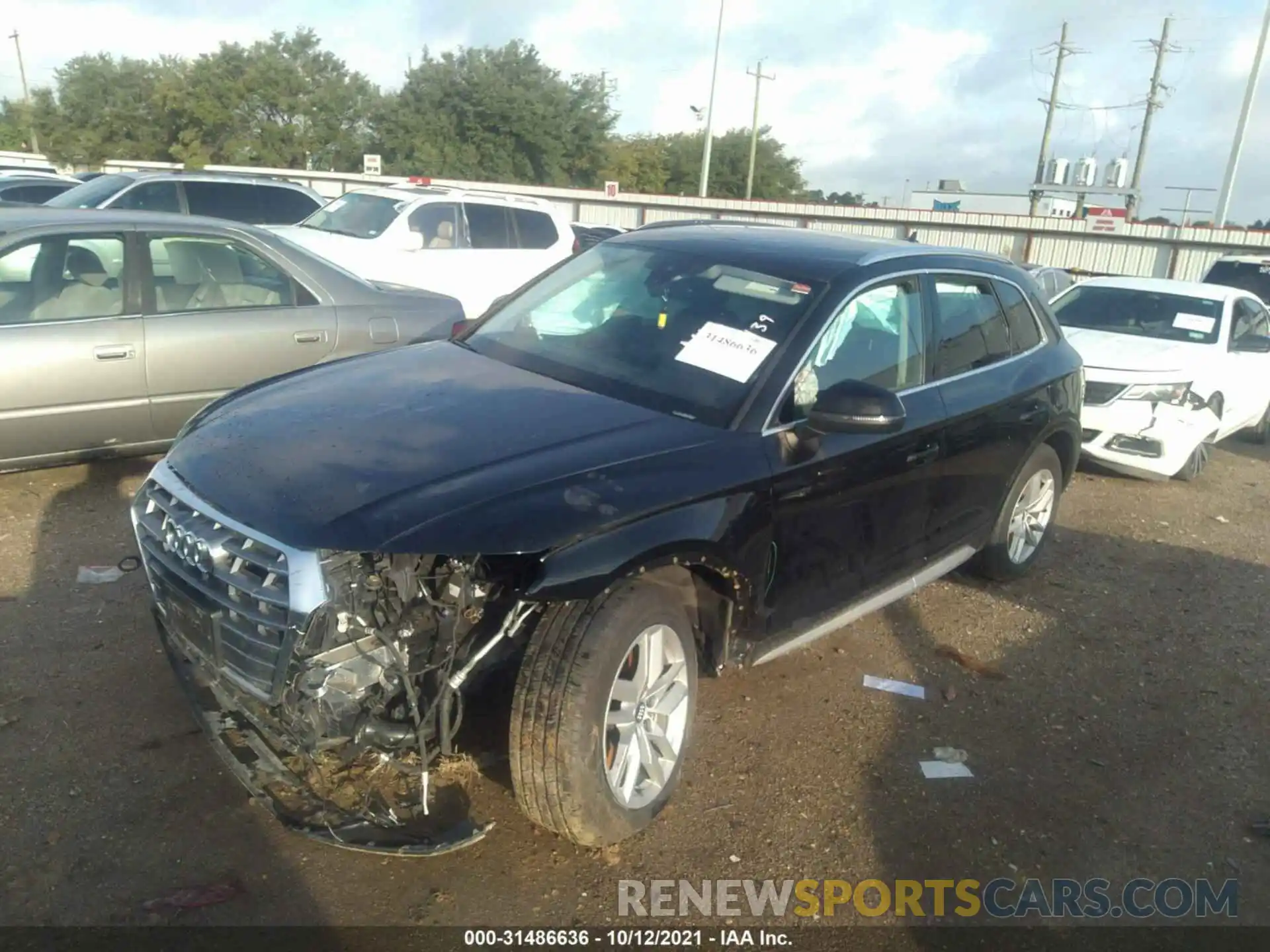 2 Photograph of a damaged car WA1ANAFY5L2061887 AUDI Q5 2020