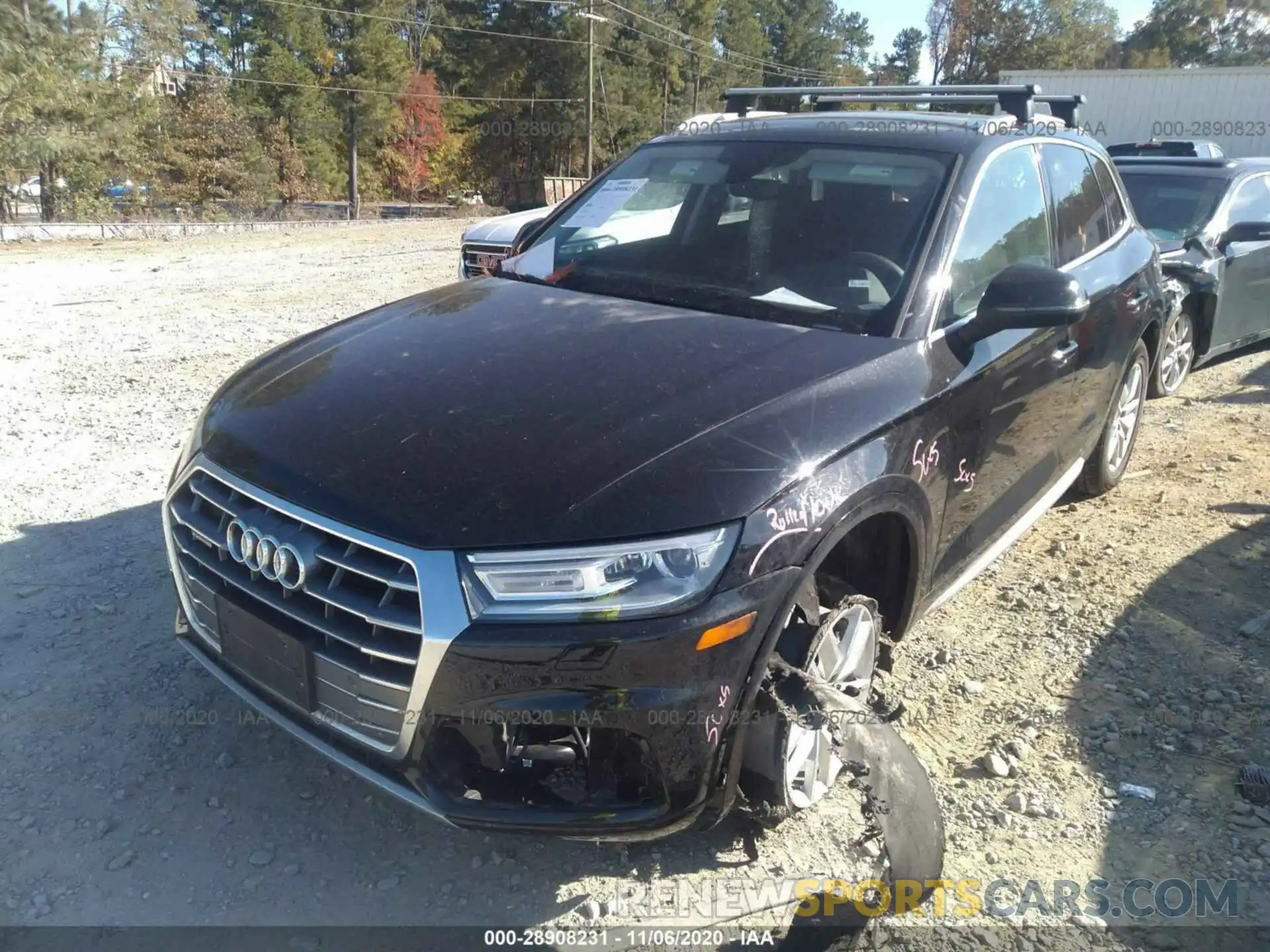 2 Фотография поврежденного автомобиля WA1ANAFY5L2063011 AUDI Q5 2020