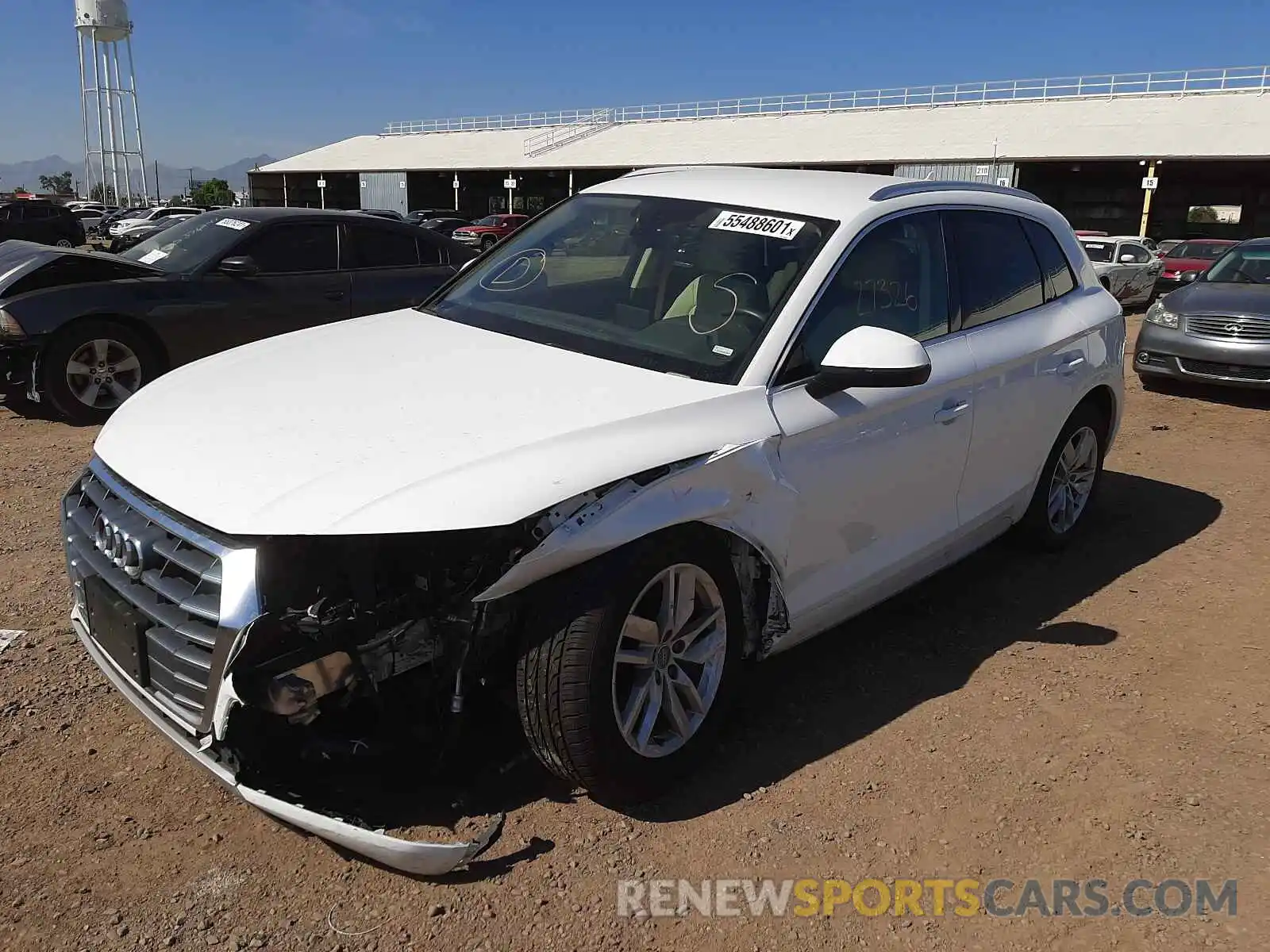 2 Photograph of a damaged car WA1ANAFY5L2064742 AUDI Q5 2020