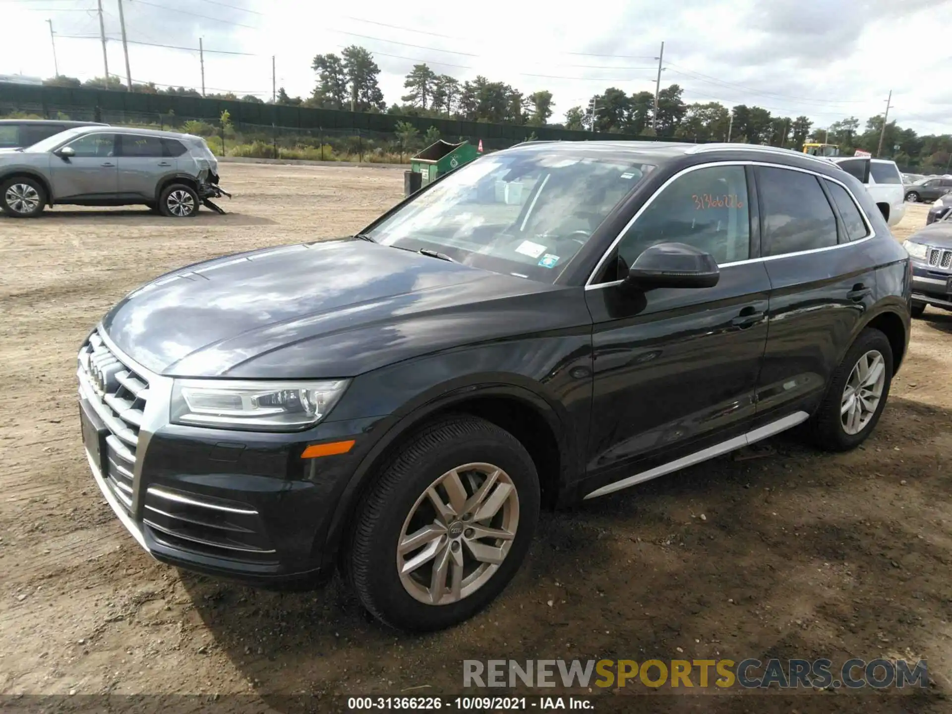 2 Фотография поврежденного автомобиля WA1ANAFY5L2070184 AUDI Q5 2020