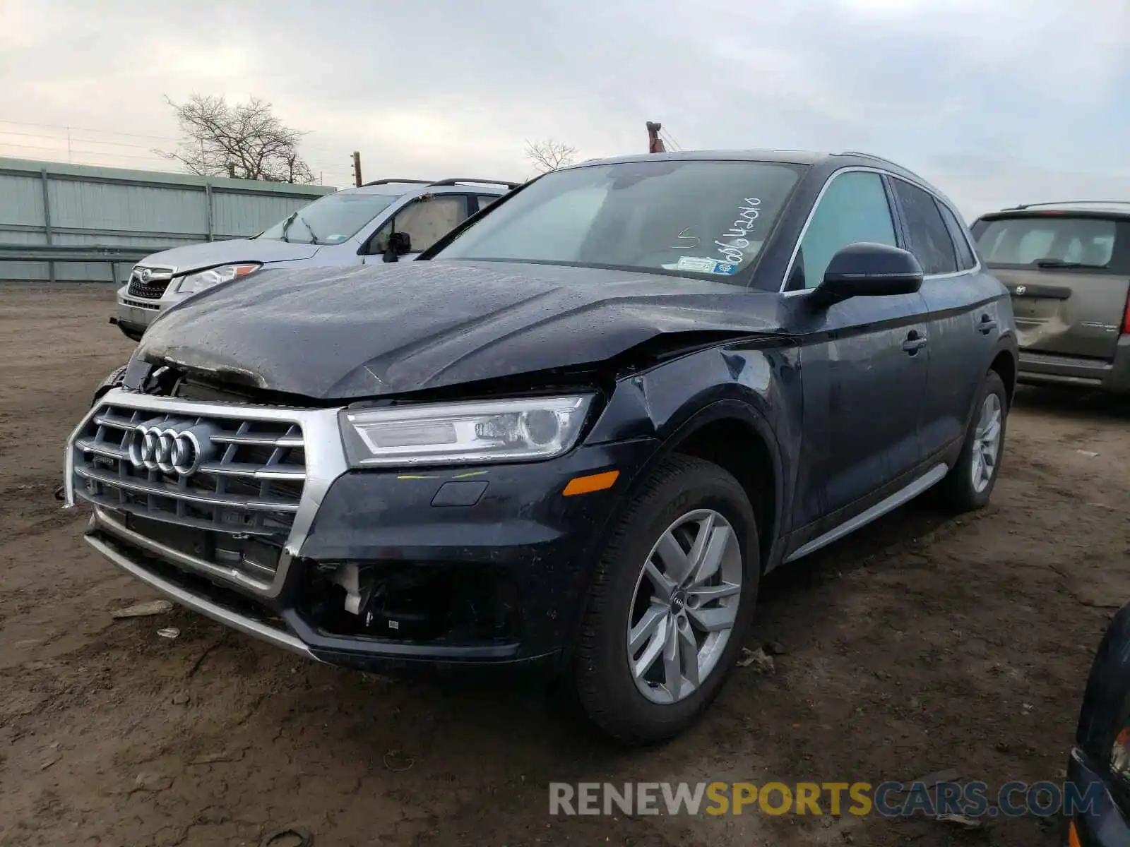 2 Фотография поврежденного автомобиля WA1ANAFY5L2072405 AUDI Q5 2020