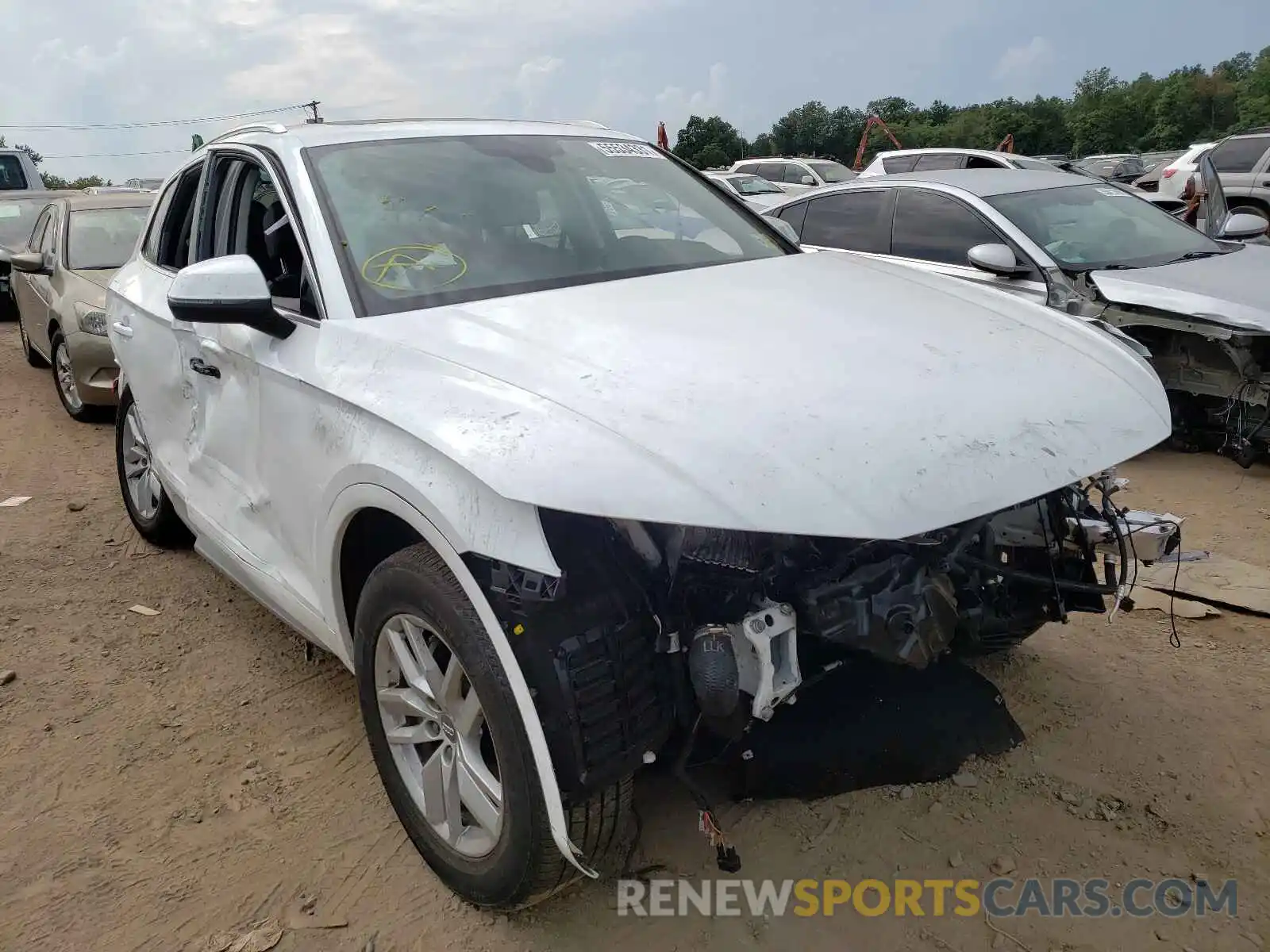 1 Photograph of a damaged car WA1ANAFY5L2104463 AUDI Q5 2020