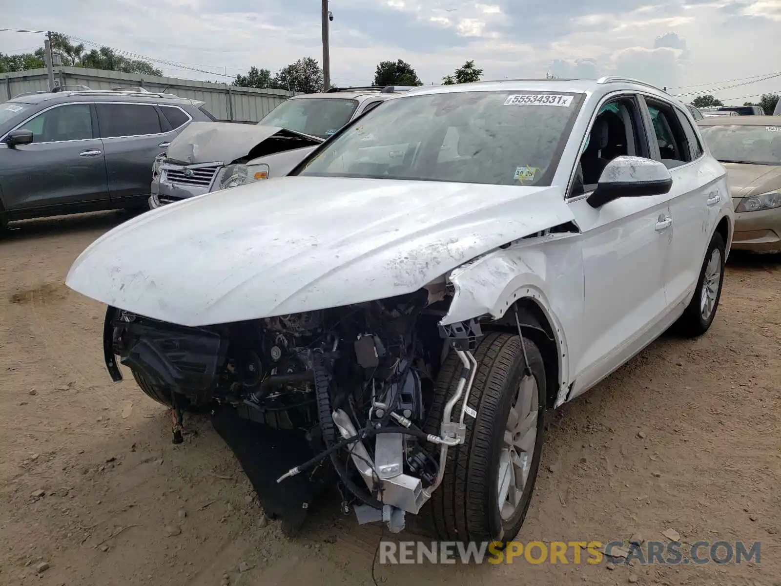 2 Photograph of a damaged car WA1ANAFY5L2104463 AUDI Q5 2020