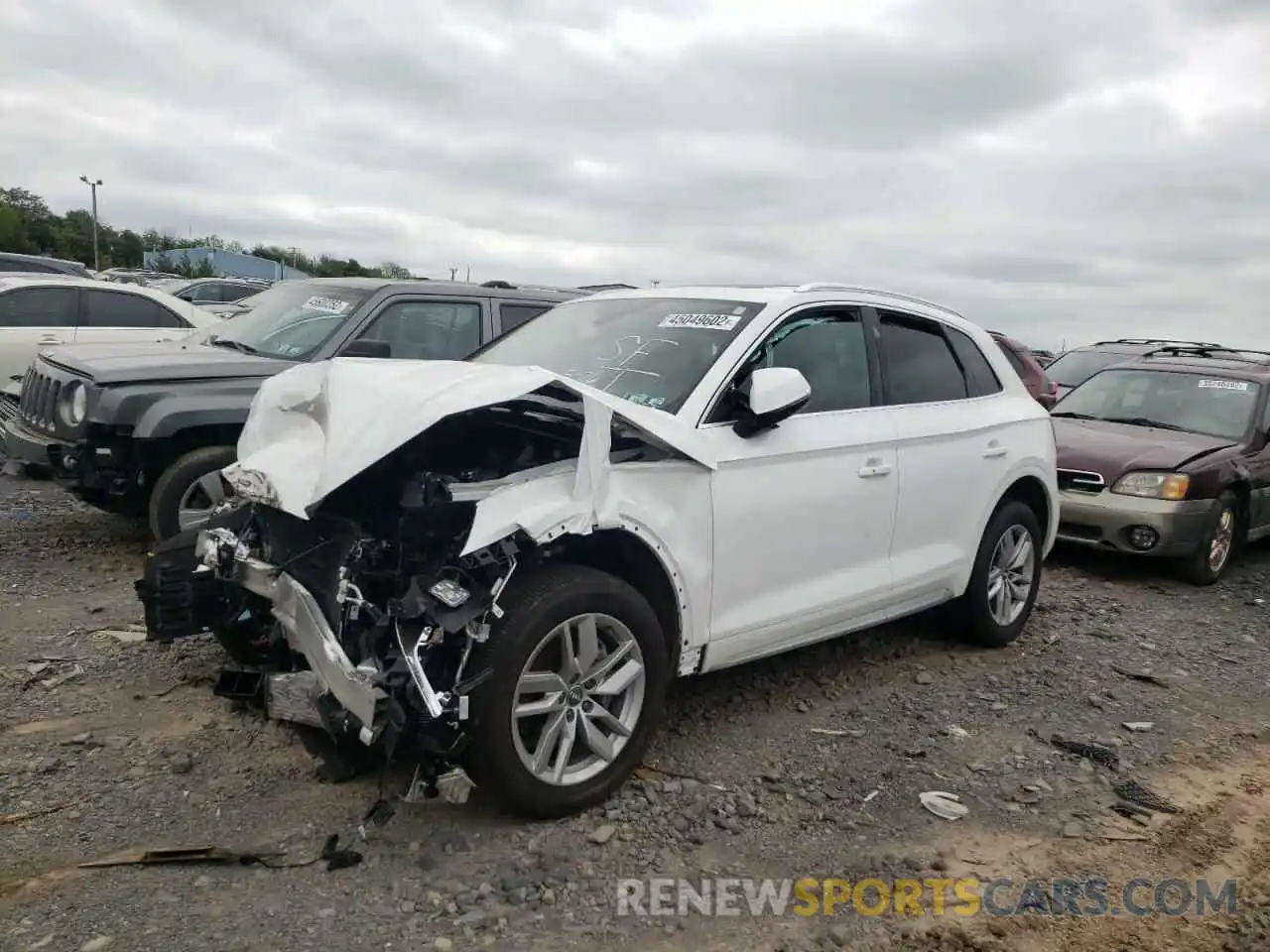 2 Фотография поврежденного автомобиля WA1ANAFY5L2111252 AUDI Q5 2020