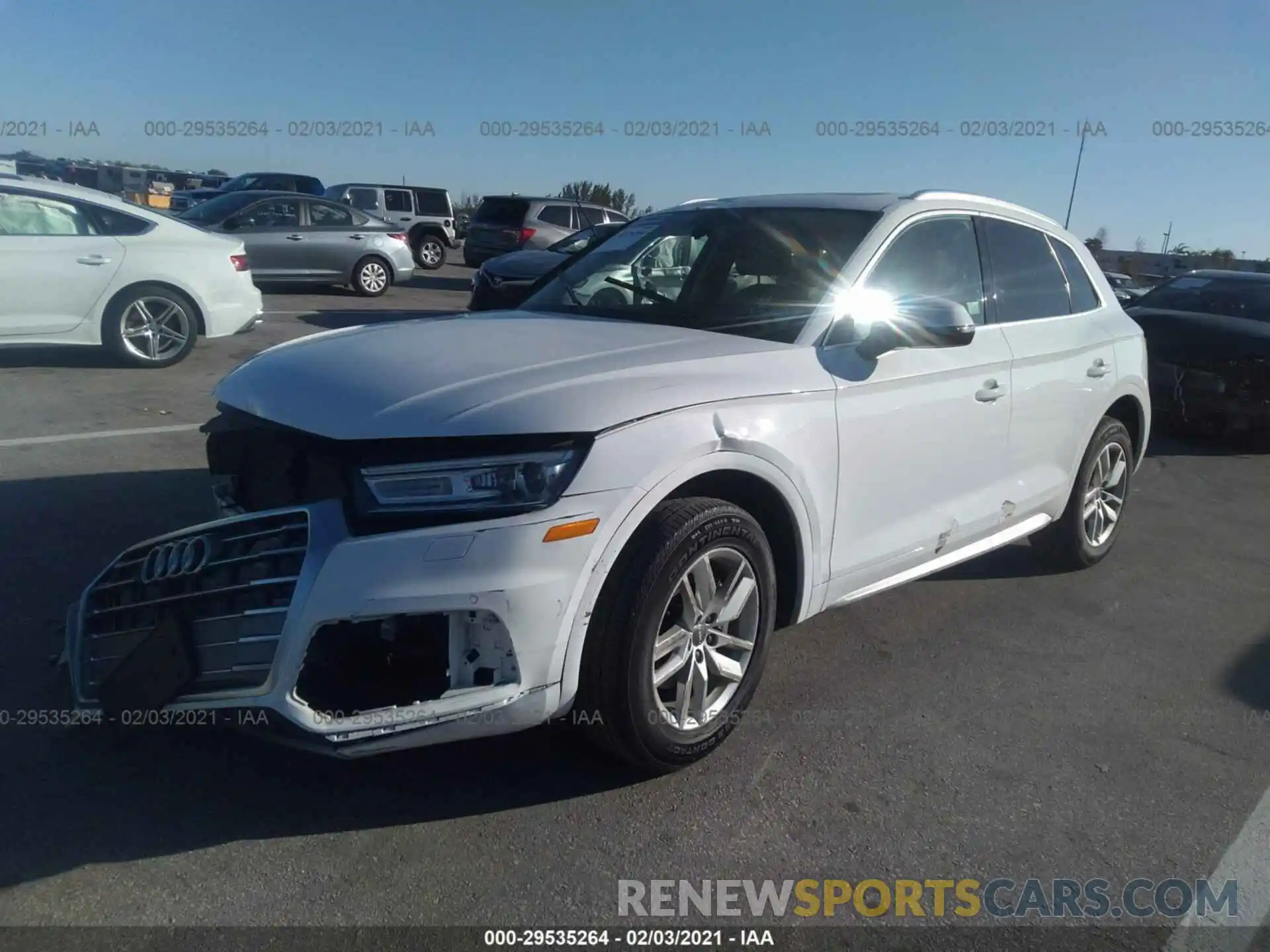 2 Photograph of a damaged car WA1ANAFY6L2023956 AUDI Q5 2020