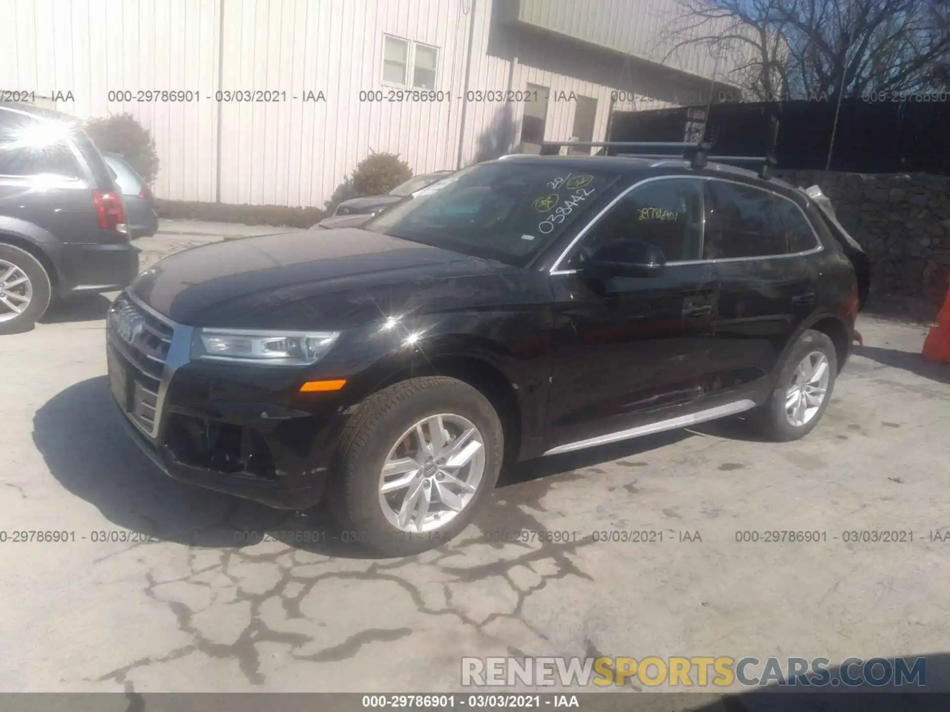 2 Фотография поврежденного автомобиля WA1ANAFY6L2038442 AUDI Q5 2020