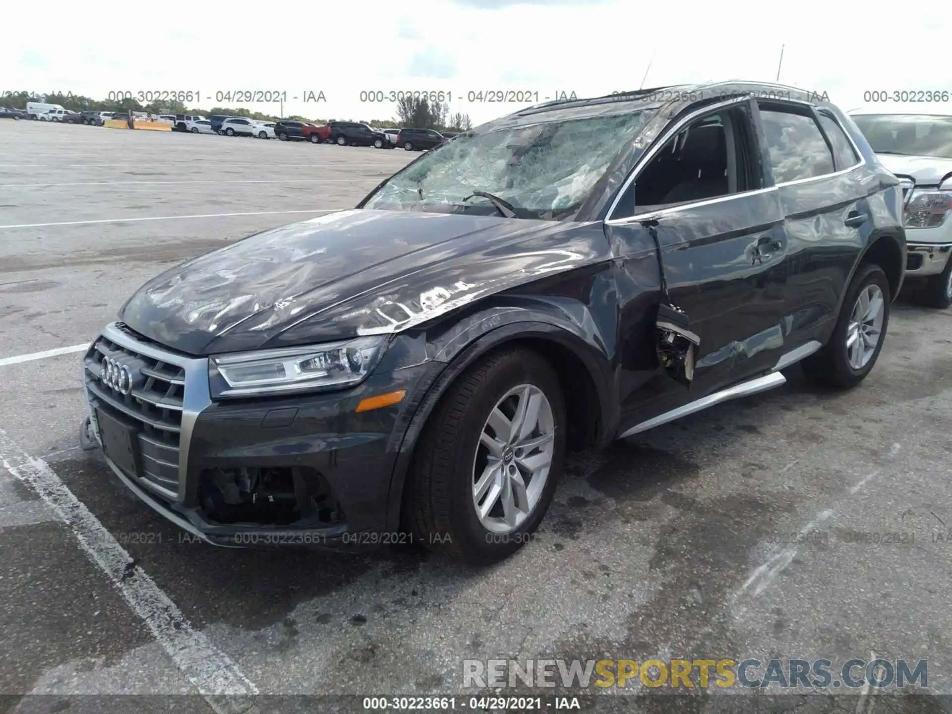 2 Фотография поврежденного автомобиля WA1ANAFY6L2041728 AUDI Q5 2020