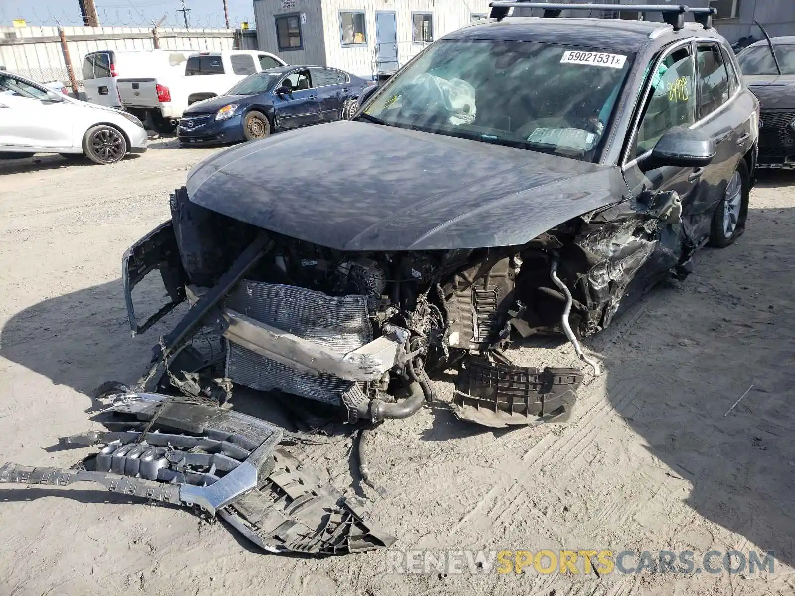 2 Photograph of a damaged car WA1ANAFY6L2063857 AUDI Q5 2020