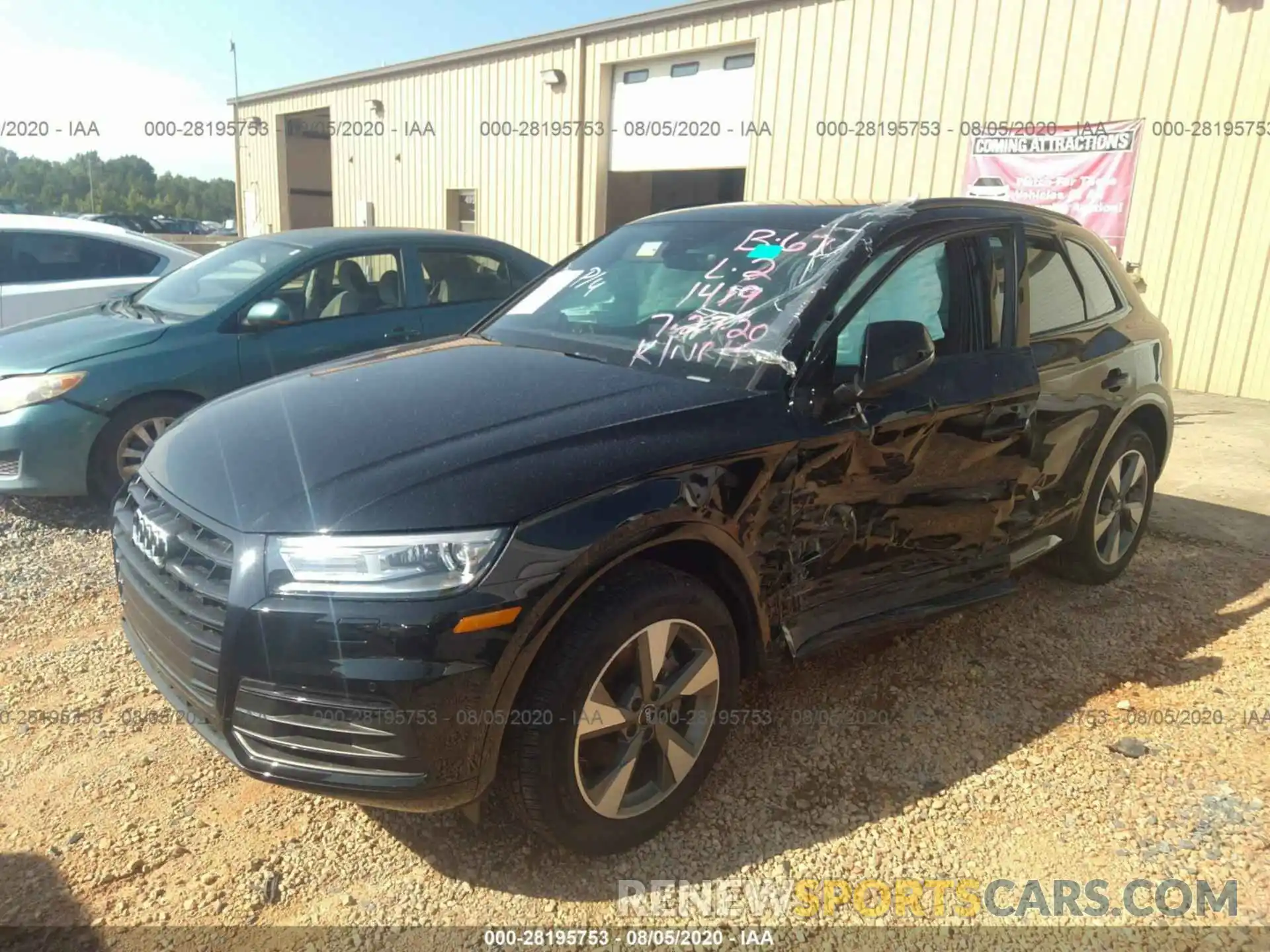 2 Photograph of a damaged car WA1ANAFY6L2081419 AUDI Q5 2020