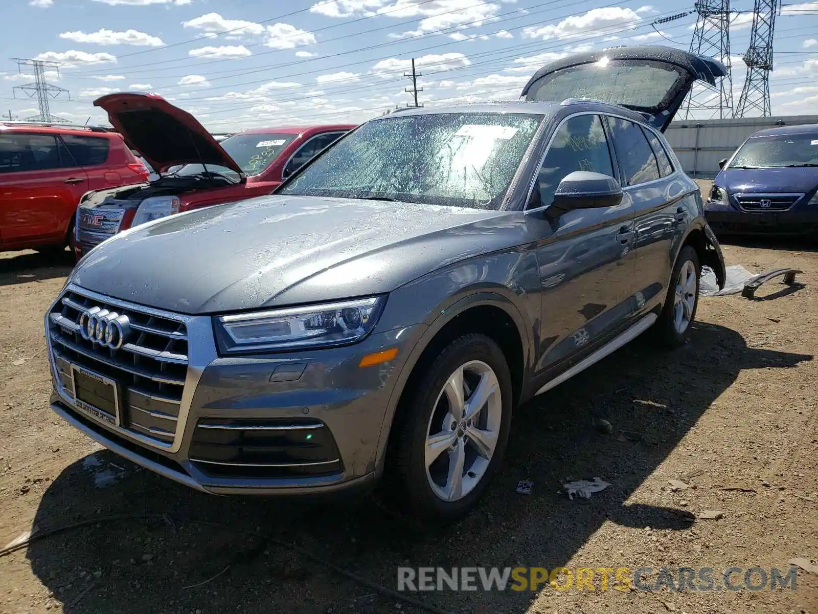 2 Photograph of a damaged car WA1ANAFY6L2093019 AUDI Q5 2020