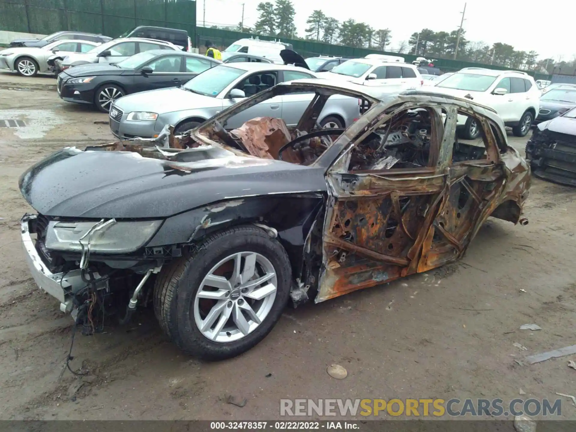 2 Photograph of a damaged car WA1ANAFY6L2104083 AUDI Q5 2020