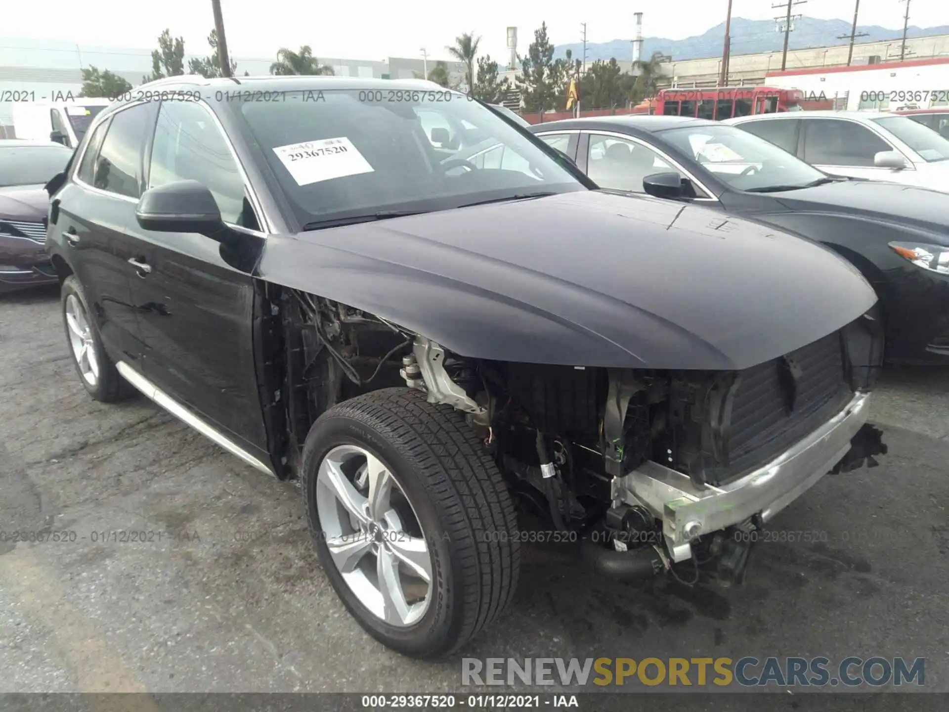 1 Photograph of a damaged car WA1ANAFY7L2042743 AUDI Q5 2020