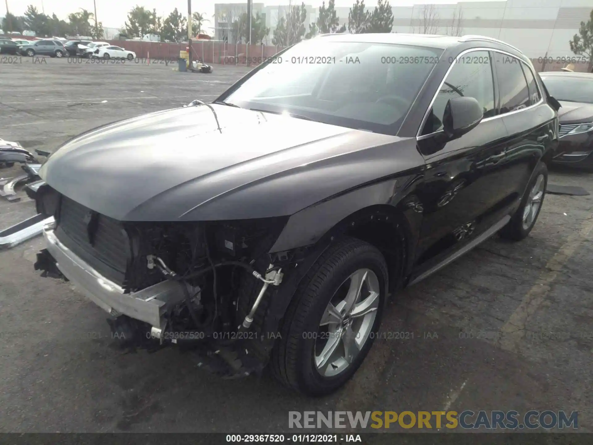 2 Photograph of a damaged car WA1ANAFY7L2042743 AUDI Q5 2020