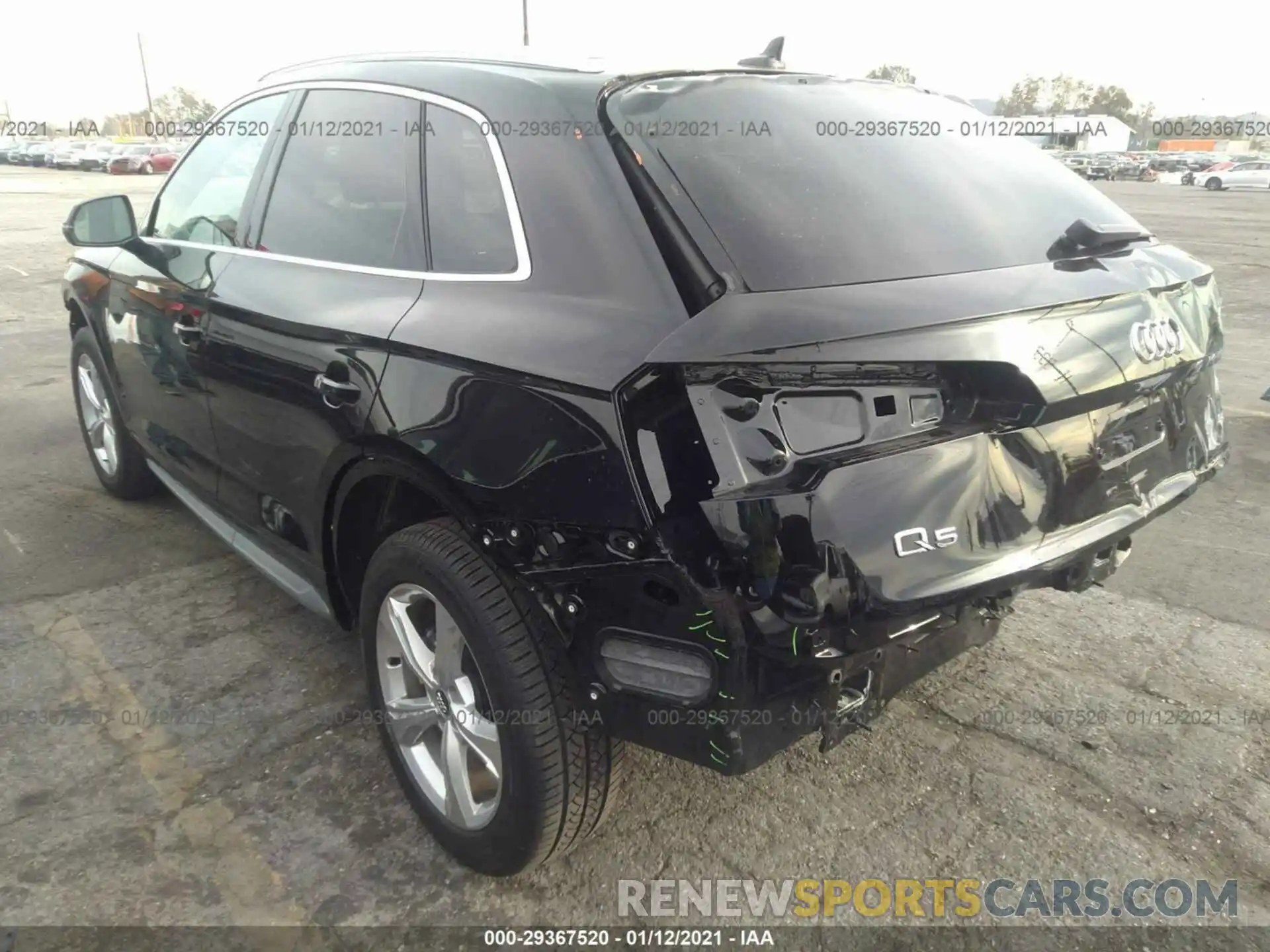 3 Фотография поврежденного автомобиля WA1ANAFY7L2042743 AUDI Q5 2020