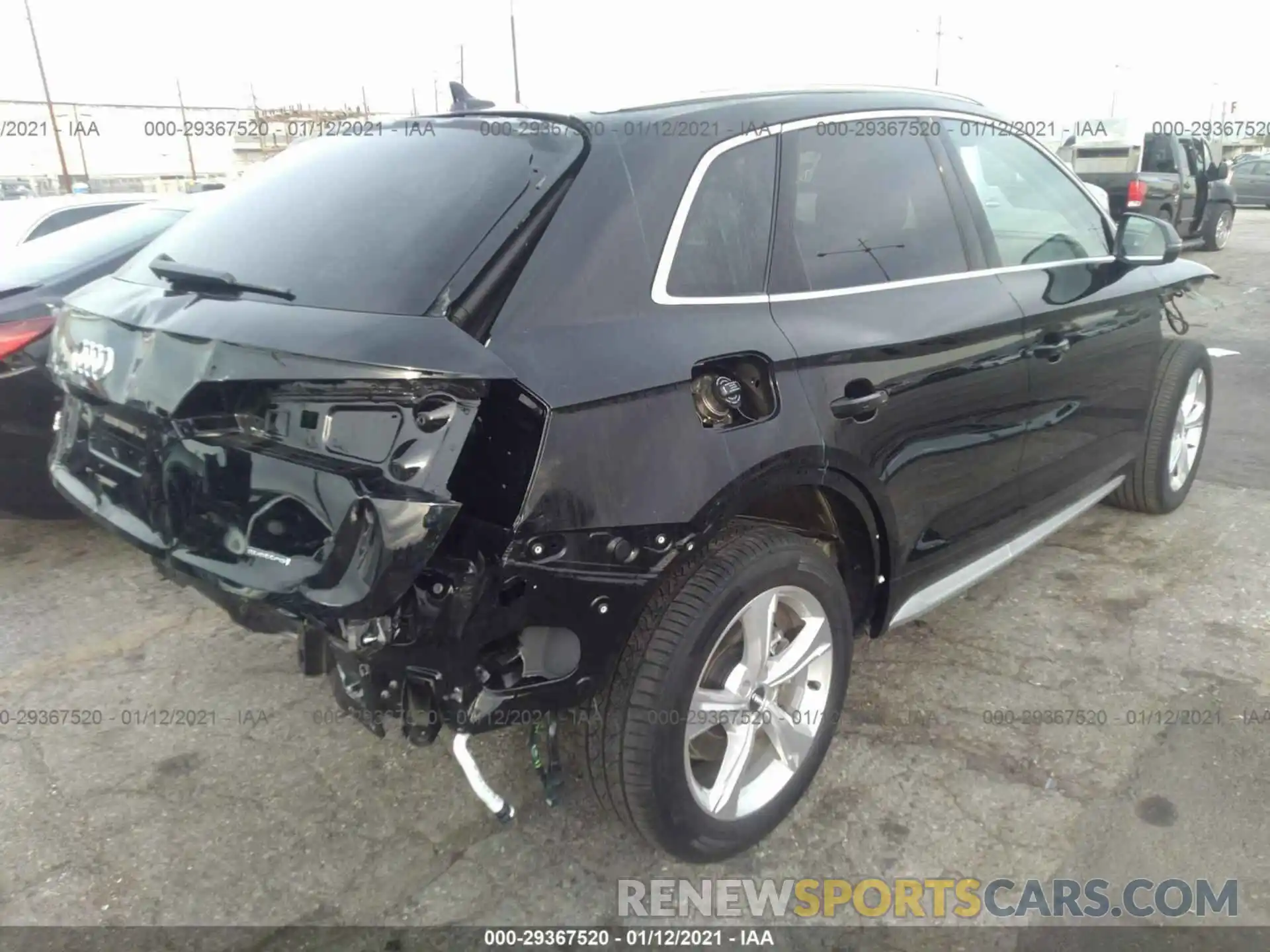 4 Фотография поврежденного автомобиля WA1ANAFY7L2042743 AUDI Q5 2020