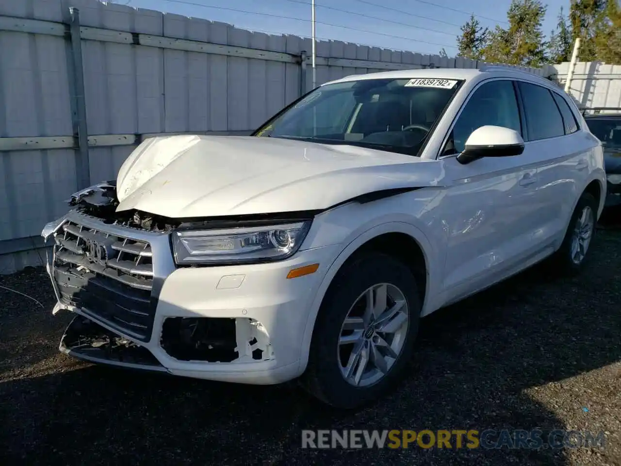 2 Photograph of a damaged car WA1ANAFY7L2058473 AUDI Q5 2020