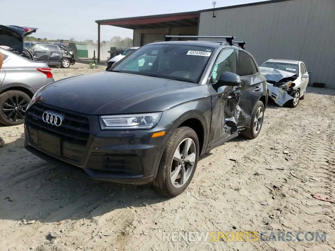 2 Фотография поврежденного автомобиля WA1ANAFY7L2077024 AUDI Q5 2020