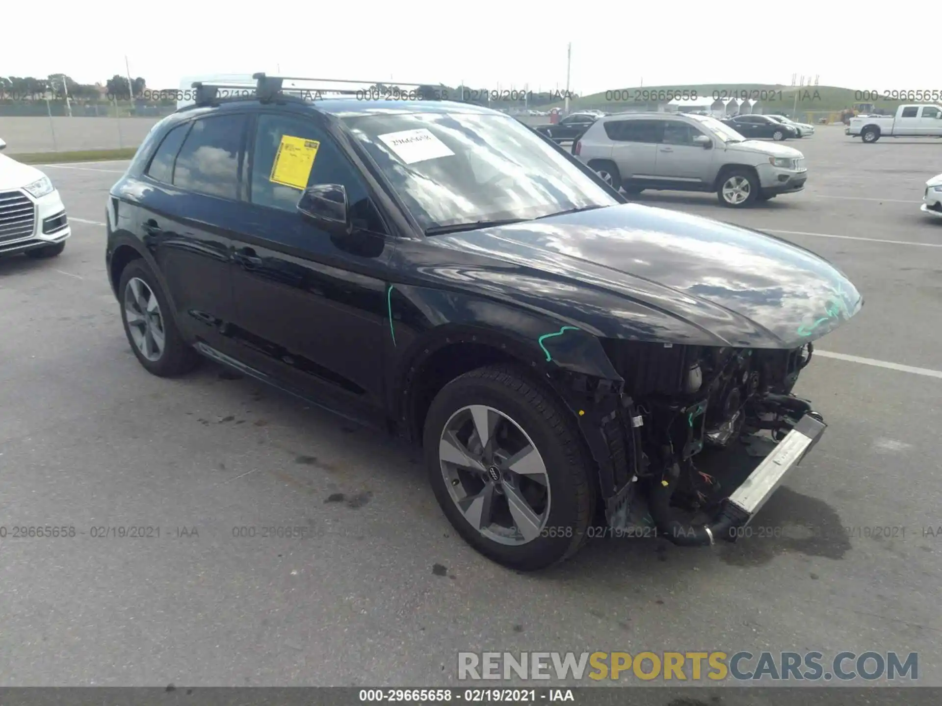 1 Photograph of a damaged car WA1ANAFY7L2100012 AUDI Q5 2020