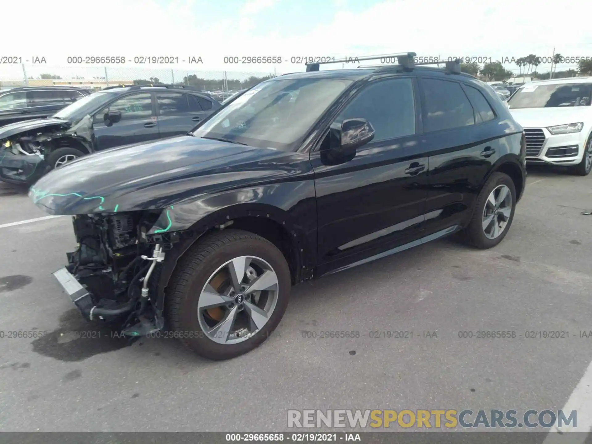 2 Фотография поврежденного автомобиля WA1ANAFY7L2100012 AUDI Q5 2020