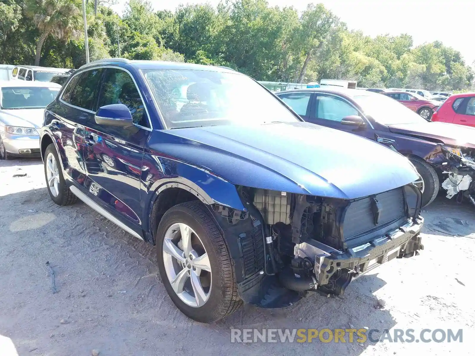 1 Photograph of a damaged car WA1ANAFY8L2000792 AUDI Q5 2020