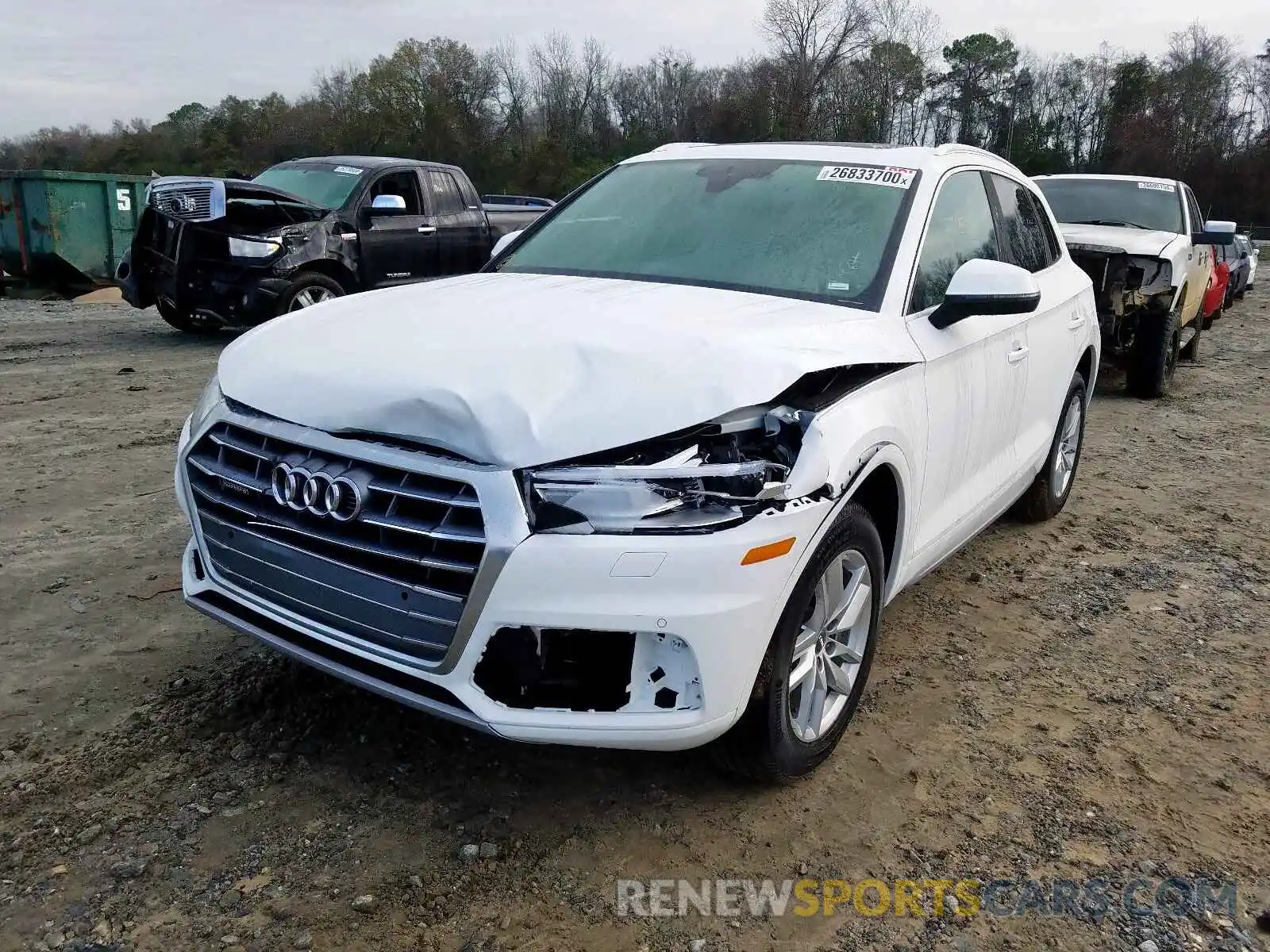 2 Photograph of a damaged car WA1ANAFY8L2031623 AUDI Q5 2020