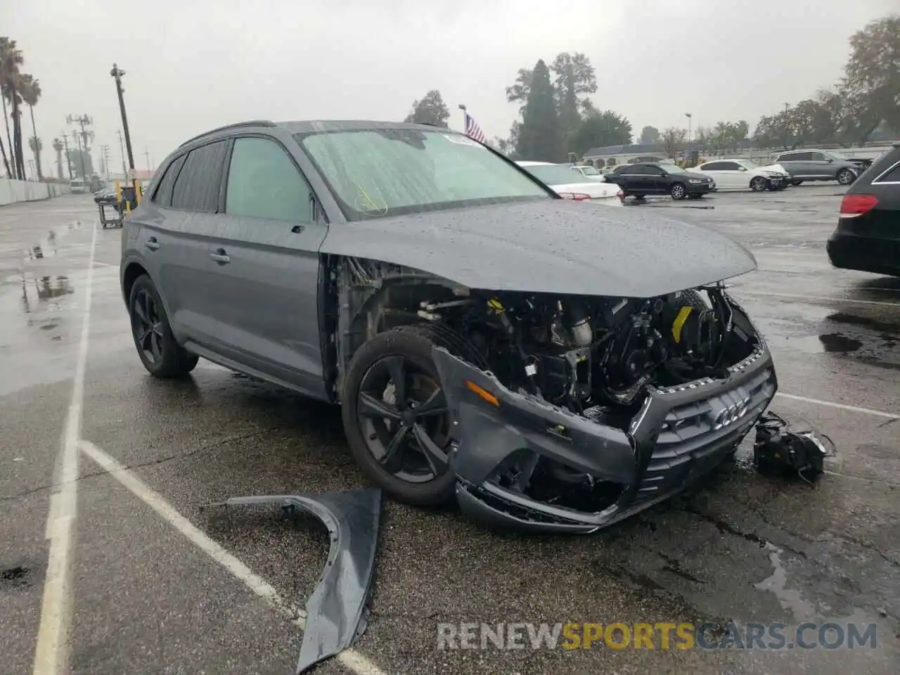 1 Photograph of a damaged car WA1ANAFY8L2037647 AUDI Q5 2020