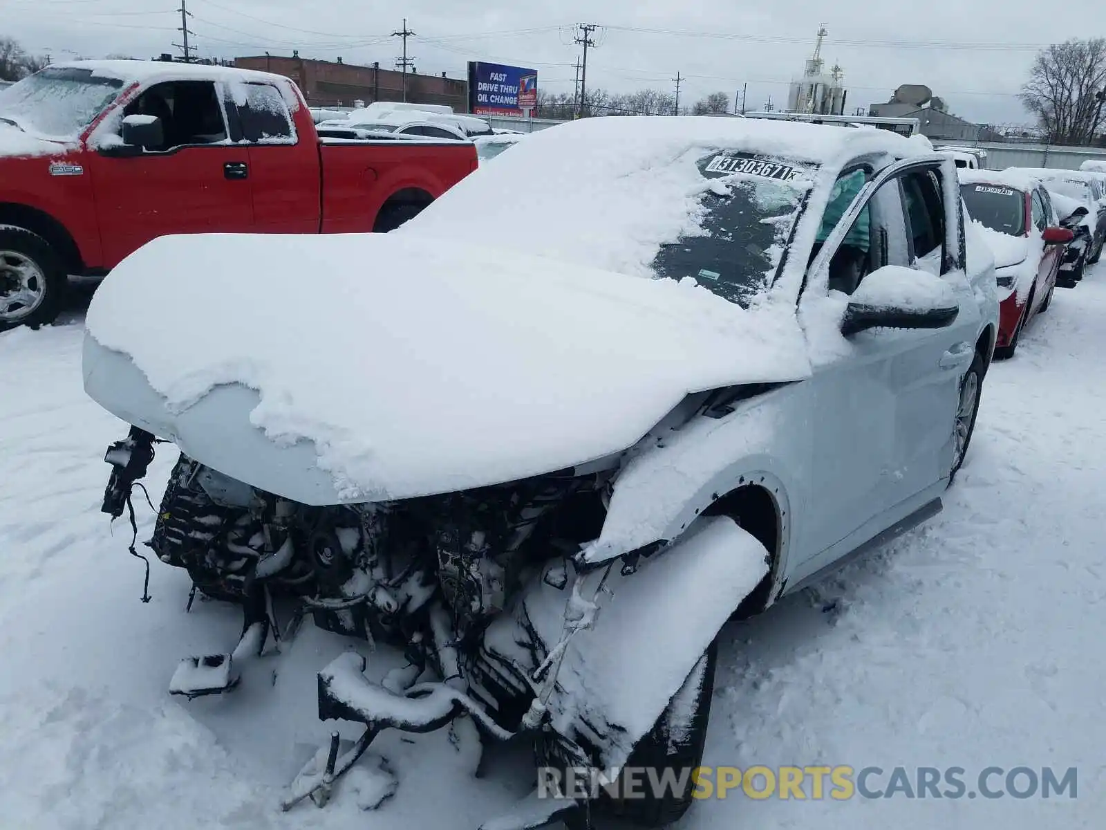 2 Фотография поврежденного автомобиля WA1ANAFY8L2047840 AUDI Q5 2020