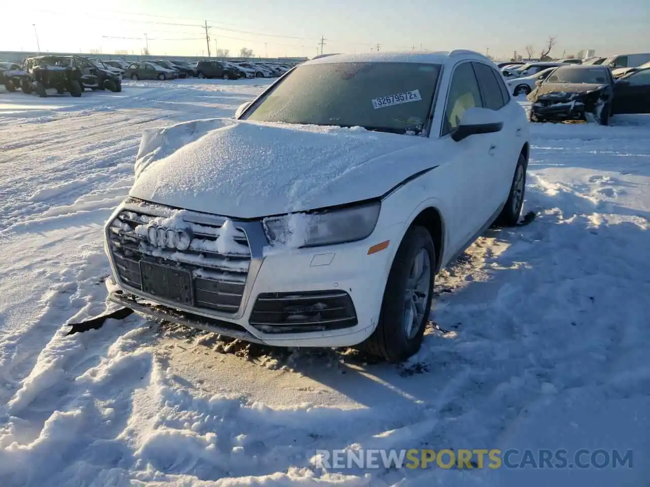 2 Photograph of a damaged car WA1ANAFY8L2064329 AUDI Q5 2020