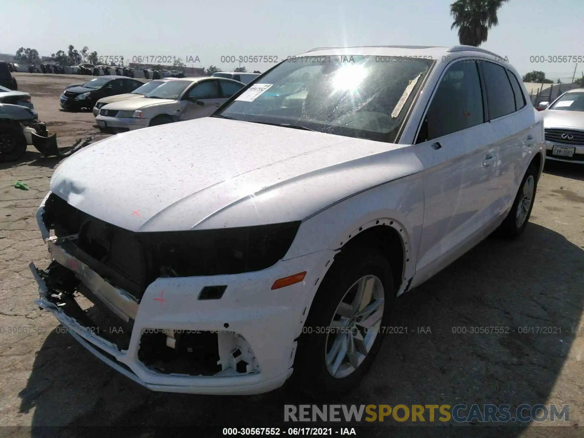 2 Photograph of a damaged car WA1ANAFY8L2071197 AUDI Q5 2020