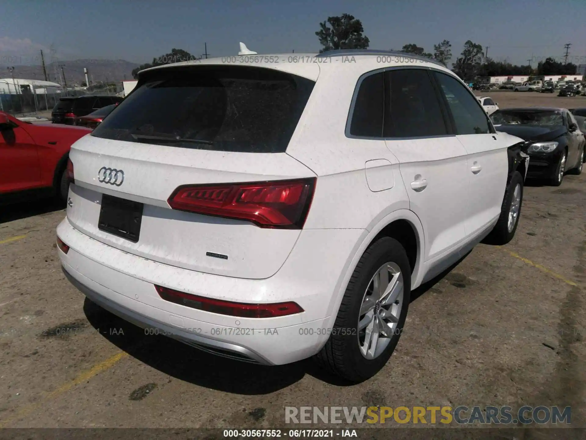 4 Фотография поврежденного автомобиля WA1ANAFY8L2071197 AUDI Q5 2020