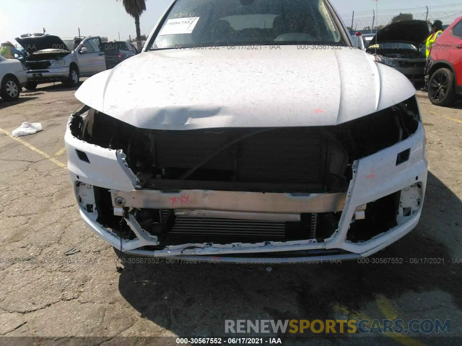 6 Photograph of a damaged car WA1ANAFY8L2071197 AUDI Q5 2020