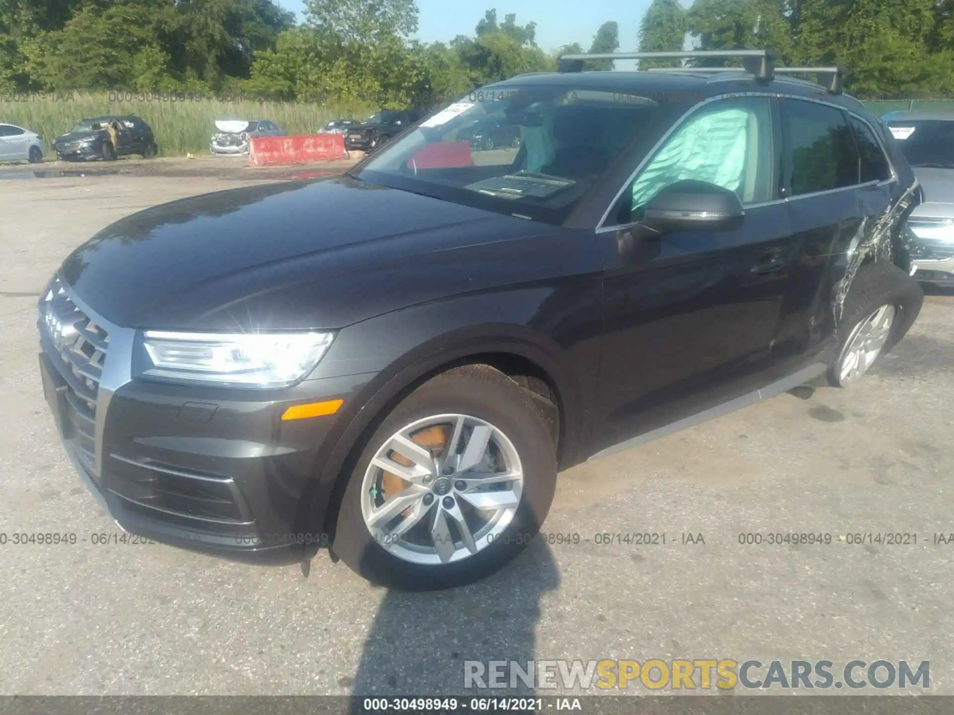 2 Photograph of a damaged car WA1ANAFY8L2079526 AUDI Q5 2020