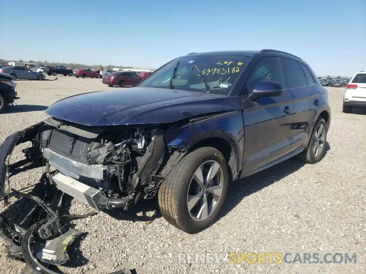 2 Photograph of a damaged car WA1ANAFY8L2099159 AUDI Q5 2020