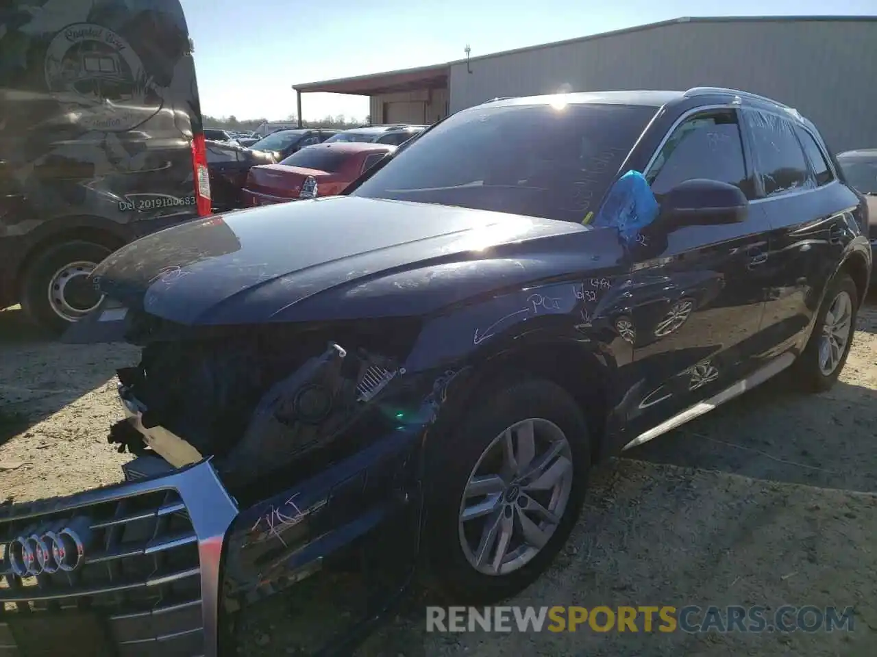 2 Photograph of a damaged car WA1ANAFY8L2099209 AUDI Q5 2020