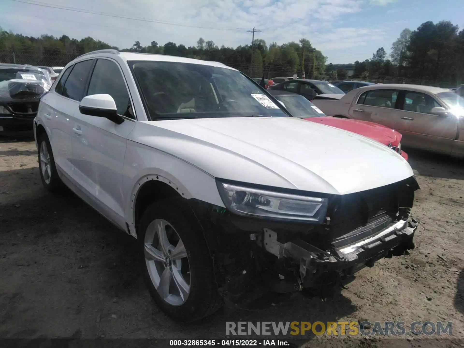 1 Photograph of a damaged car WA1ANAFY9L2022378 AUDI Q5 2020